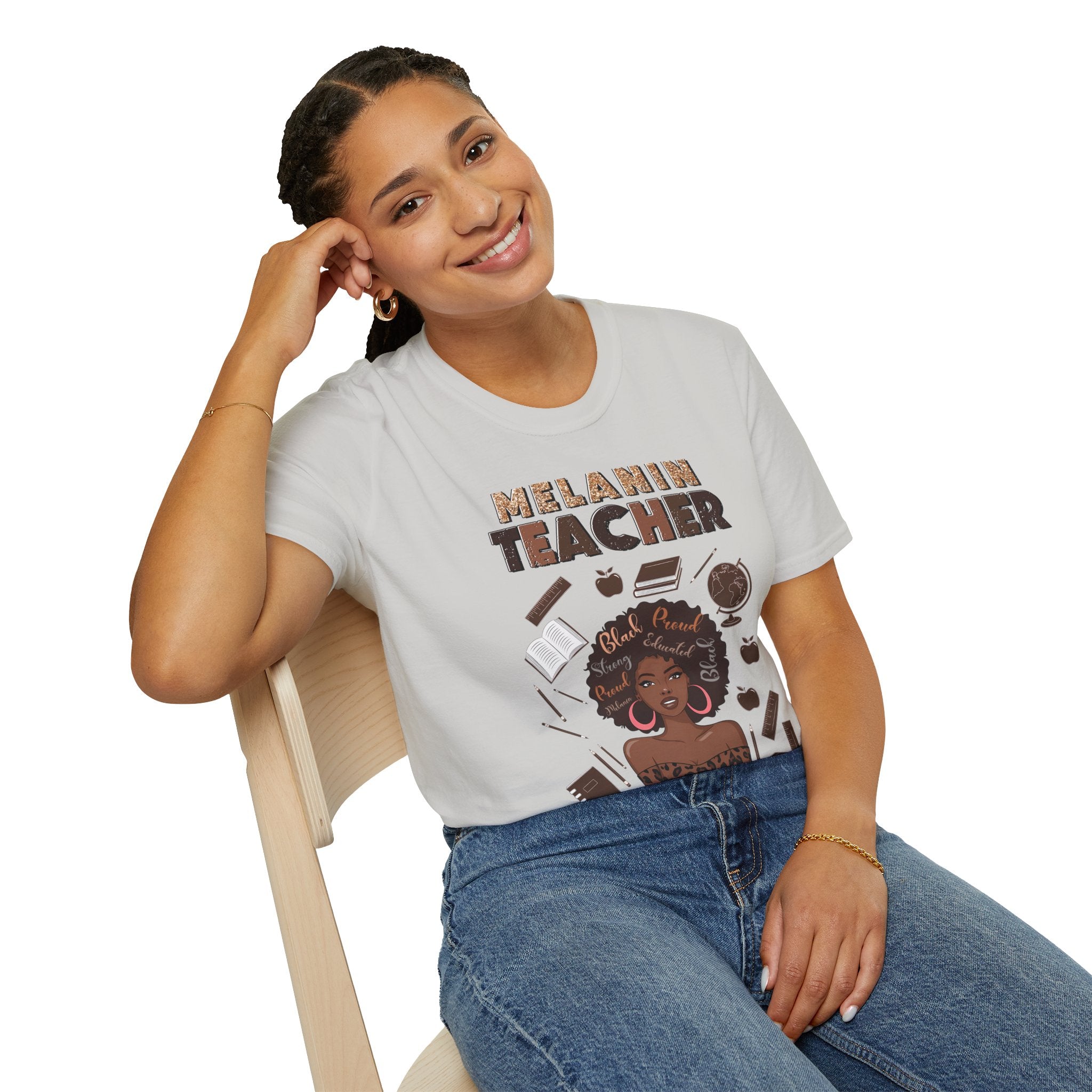 Melanin Teacher Tee