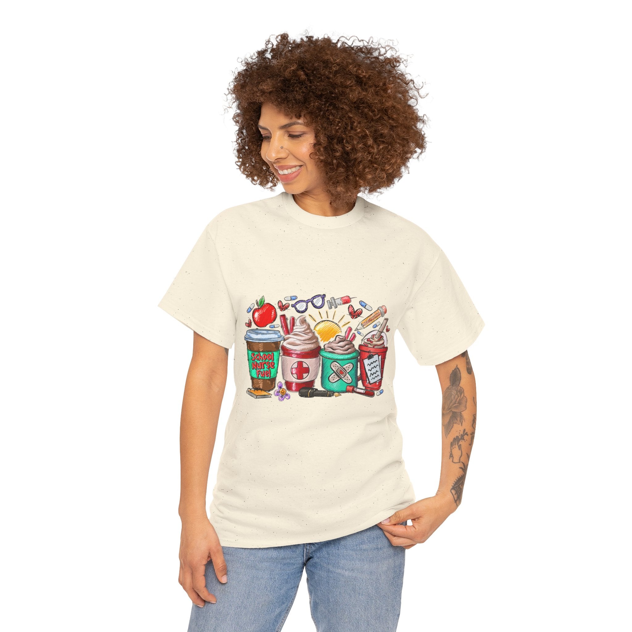 School Nurse Fuel Tee