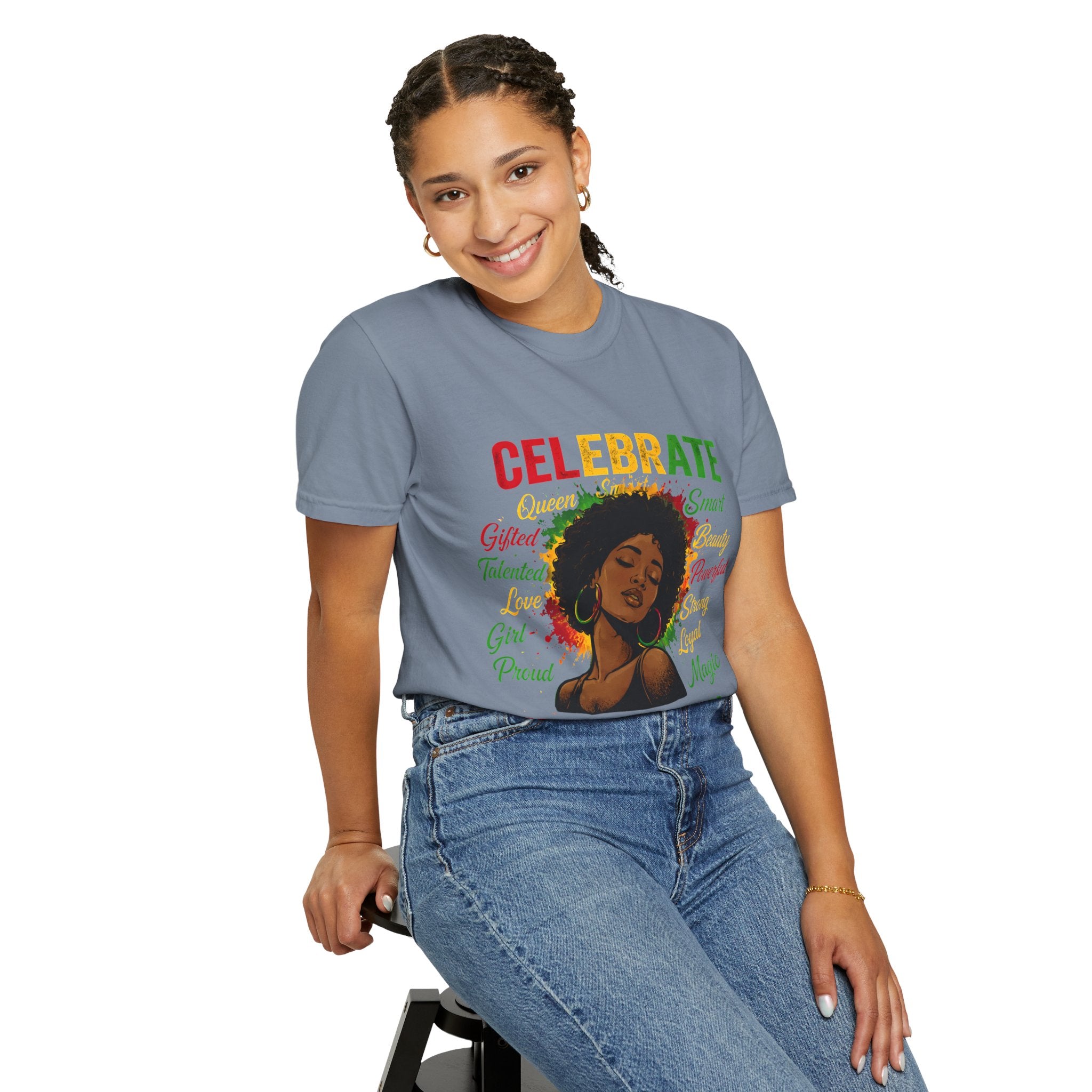 Juneteenth Celebration T-Shirt — Celebrate Juneteenth with Afrocentric Art & Empowering Words