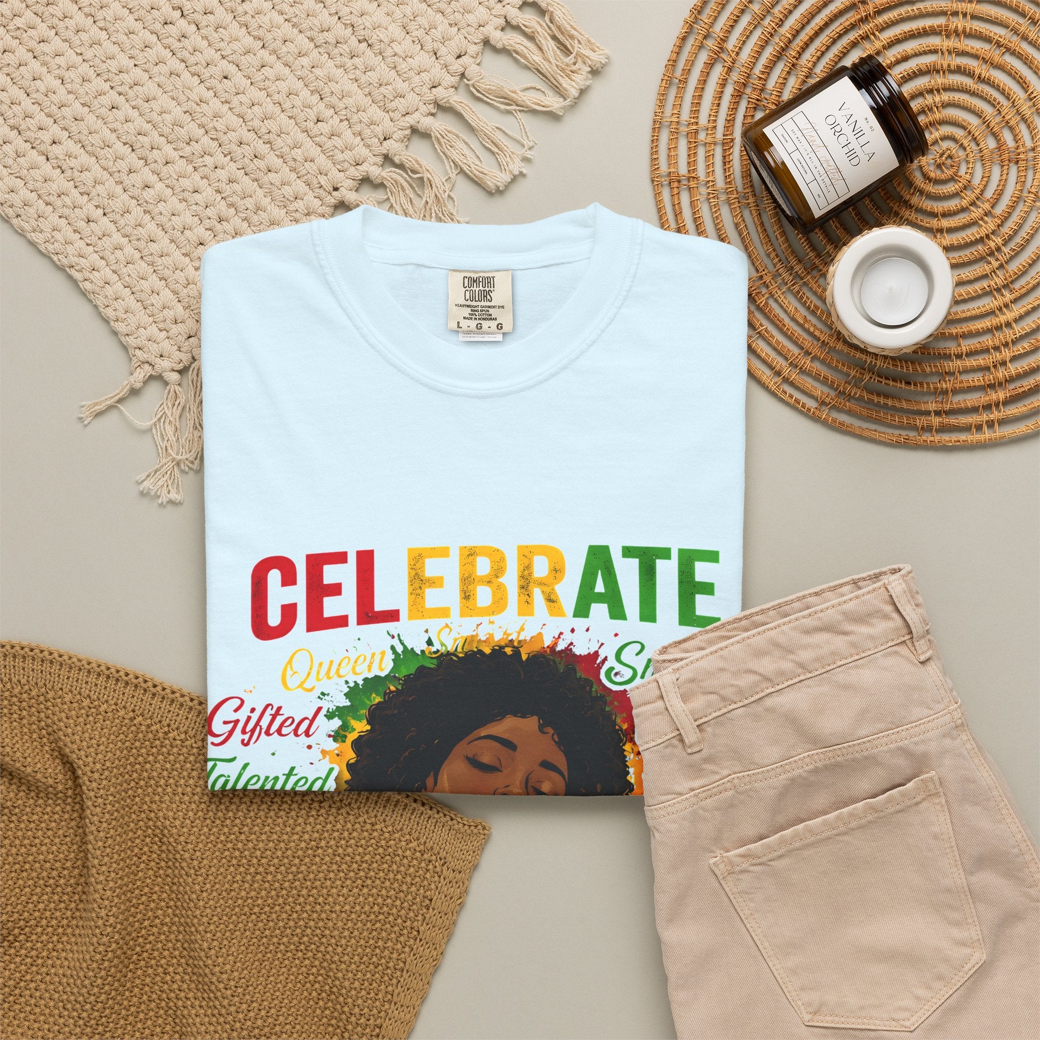 Juneteenth Celebration T-Shirt — Celebrate Juneteenth with Afrocentric Art & Empowering Words