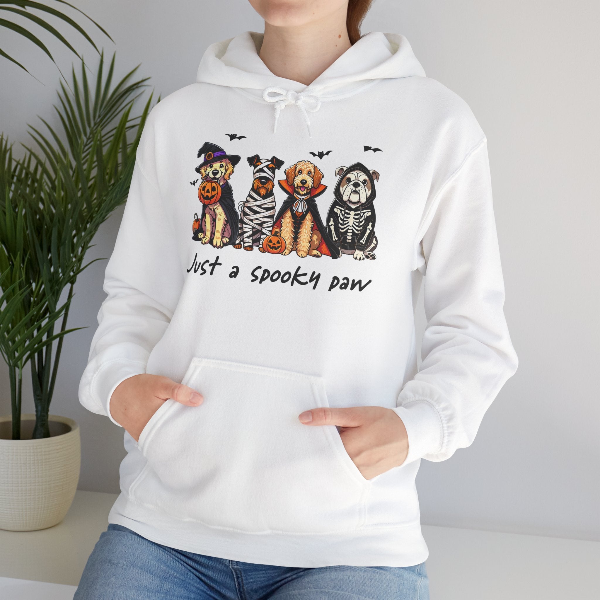 Spooky Paws Hooded Sweatshirt