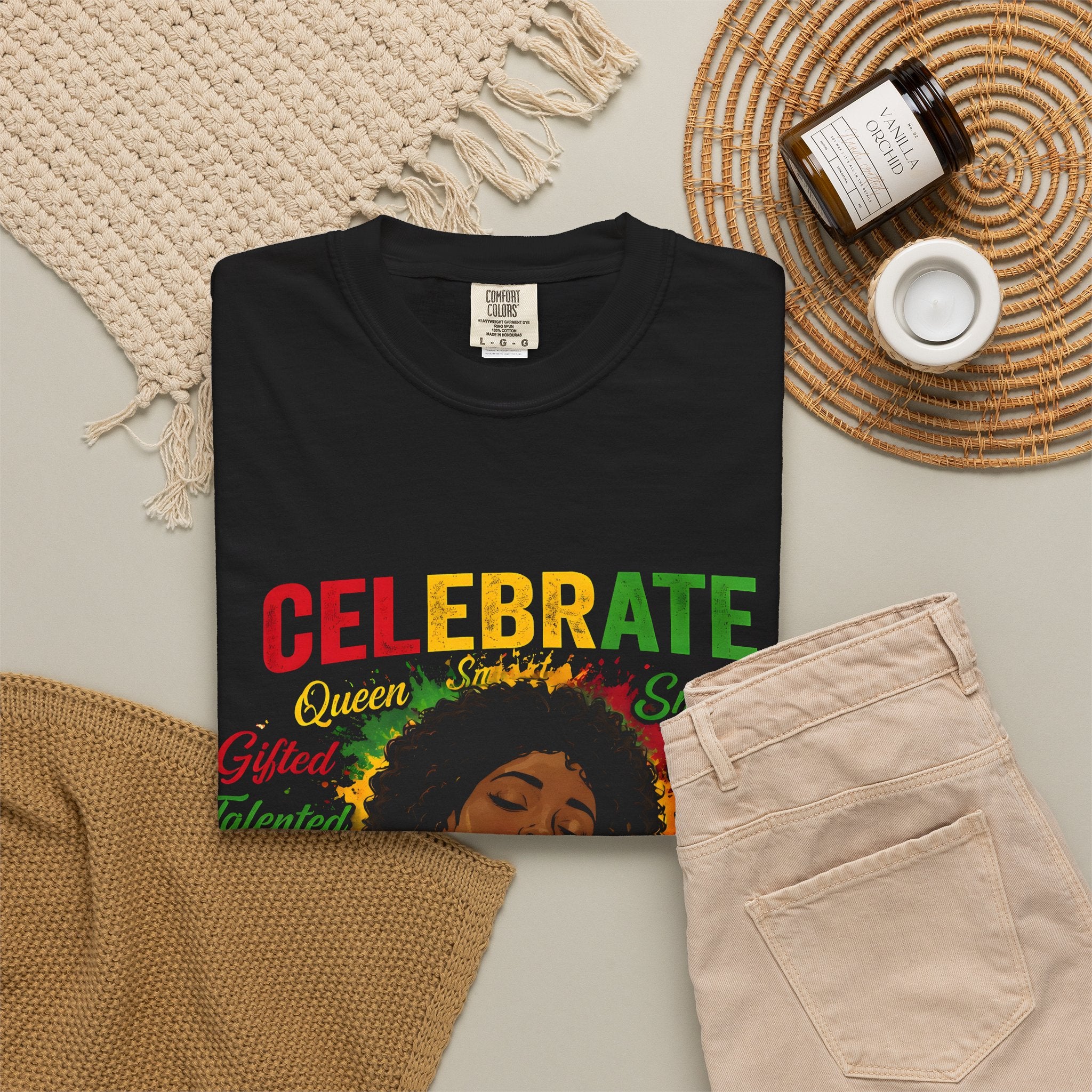 Juneteenth Celebration T-Shirt — Celebrate Juneteenth with Afrocentric Art & Empowering Words