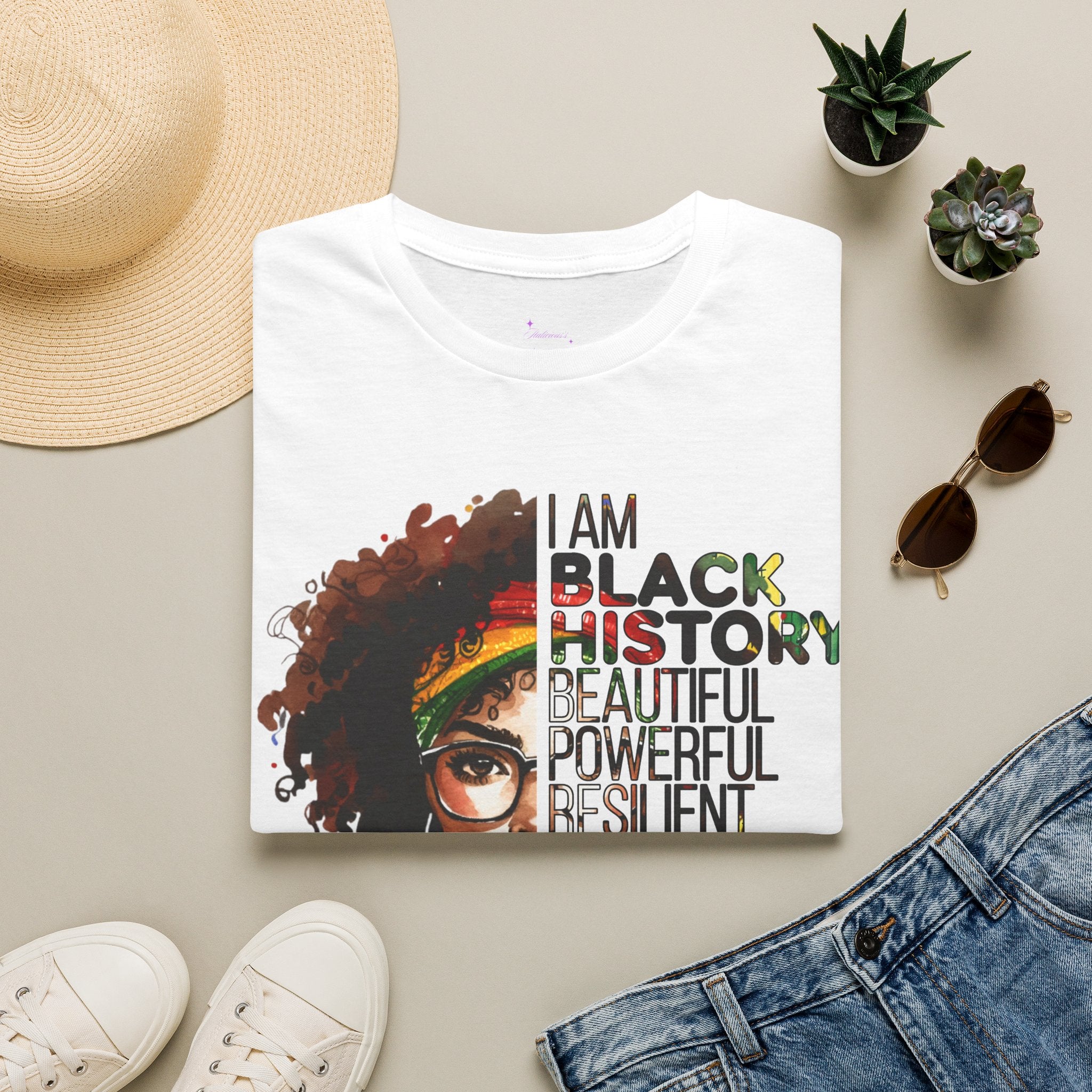 “I Am Black History: Beautiful, Powerful, Resilient” Tee