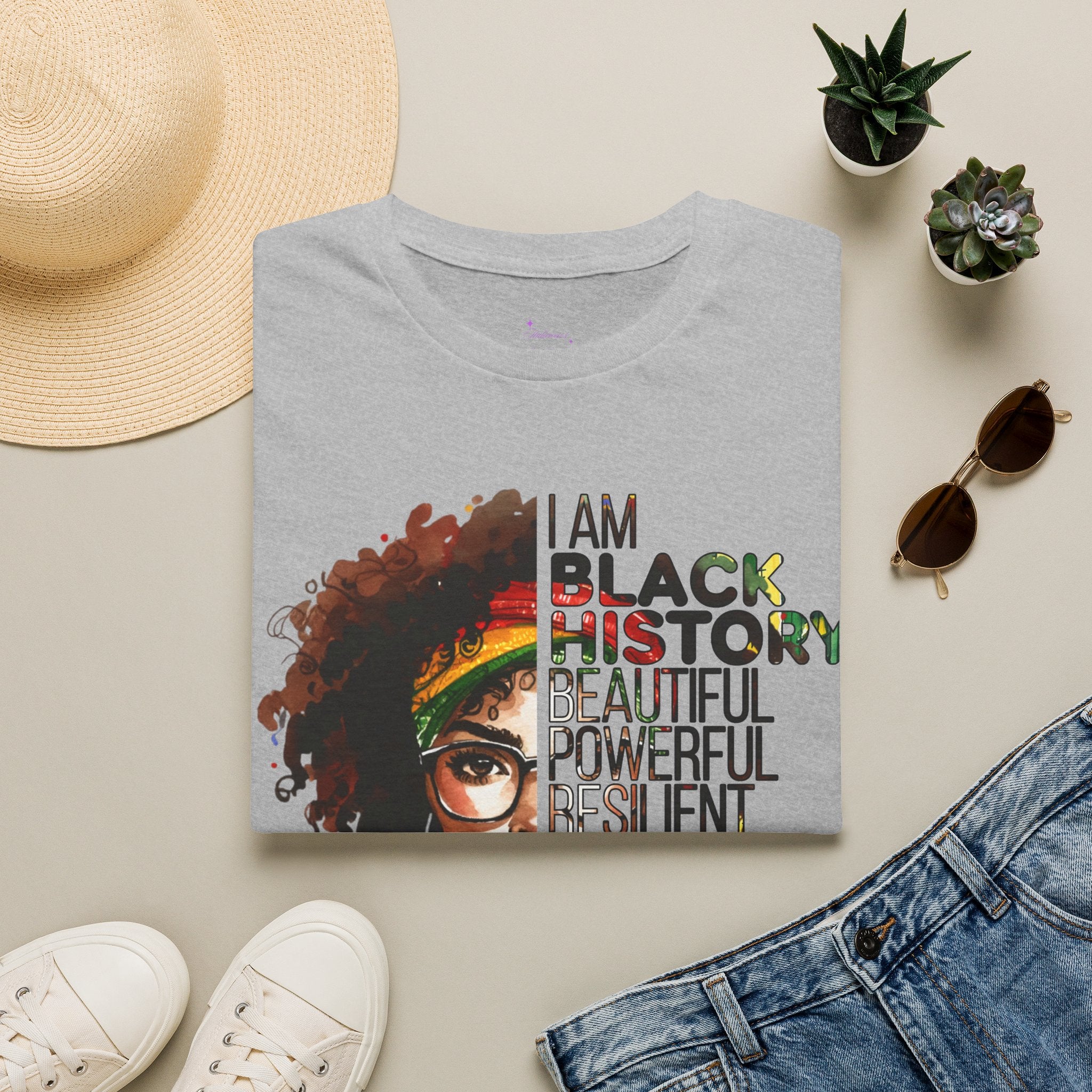 “I Am Black History: Beautiful, Powerful, Resilient” Tee