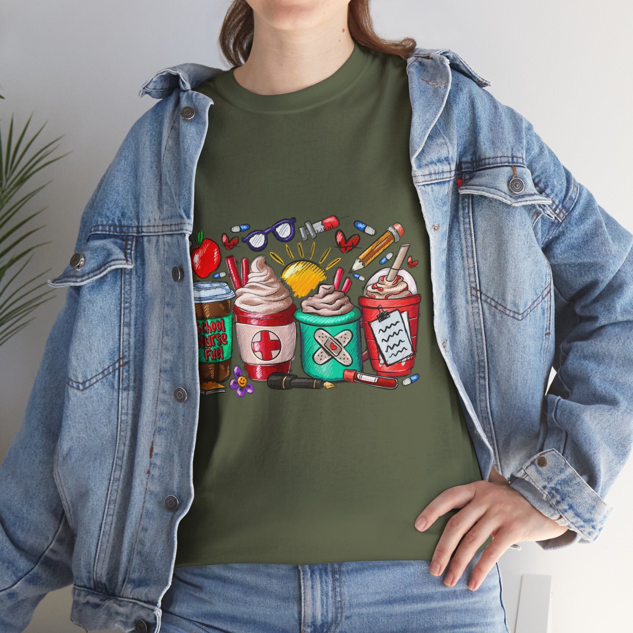 School Nurse Fuel Tee