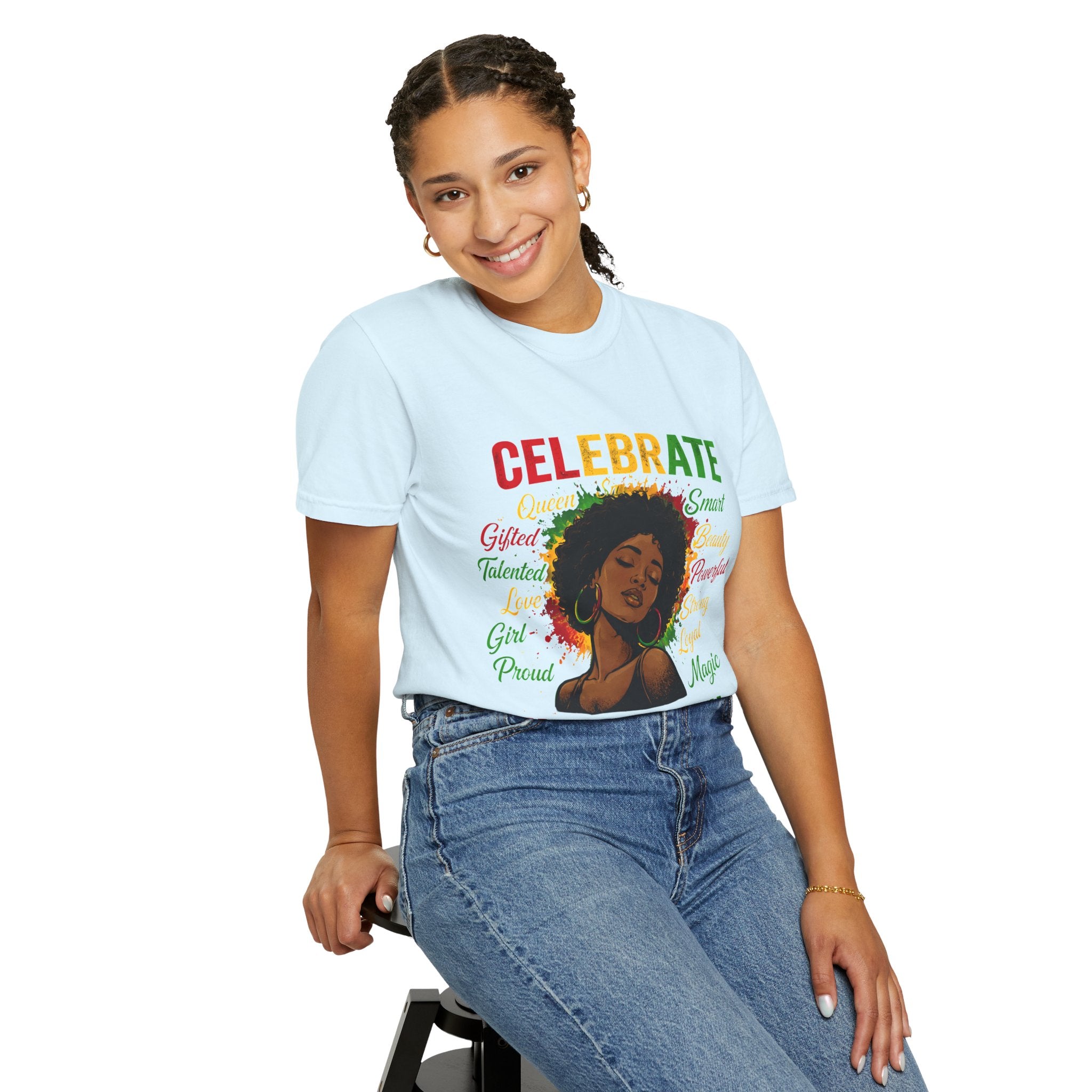 Juneteenth Celebration T-Shirt — Celebrate Juneteenth with Afrocentric Art & Empowering Words