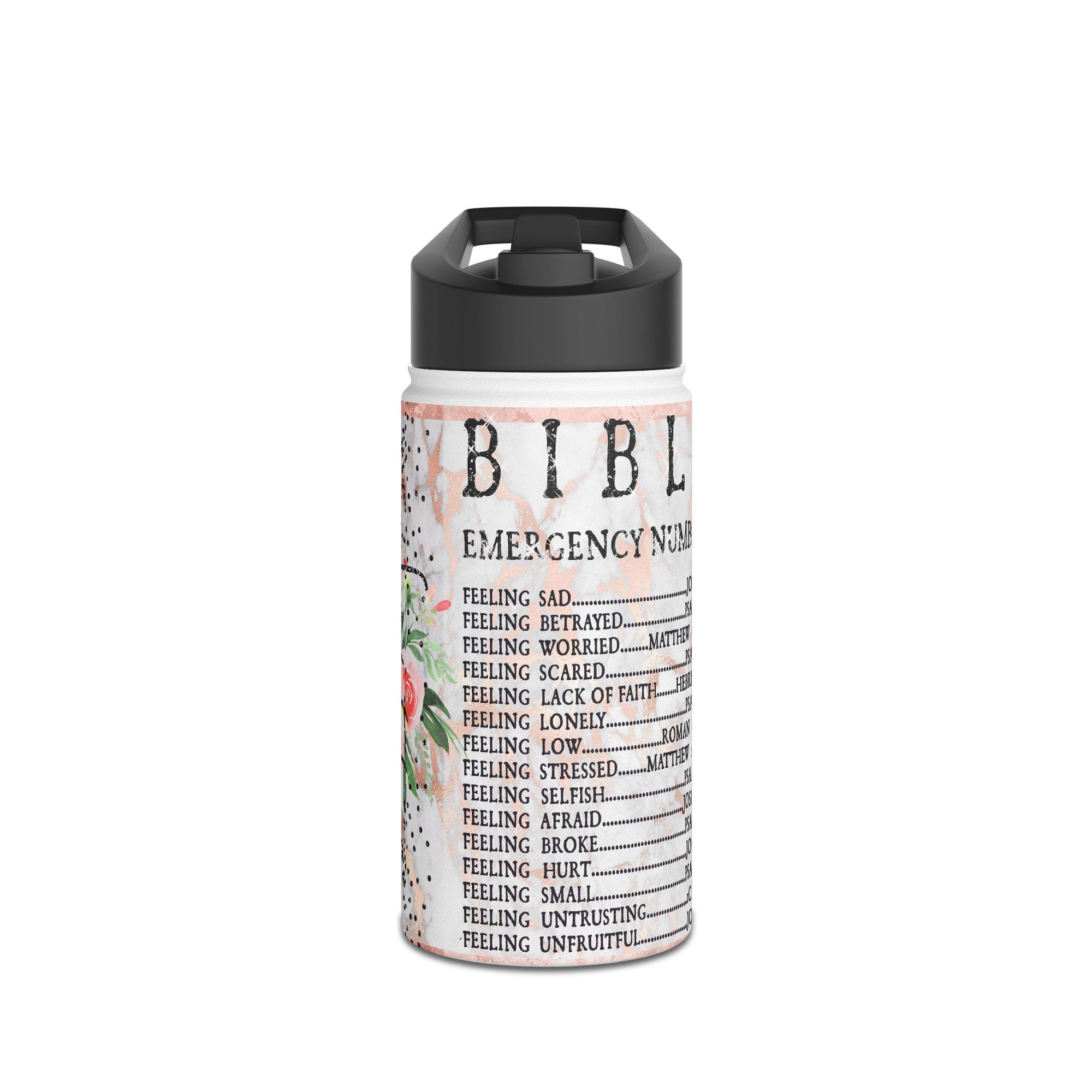 Bible Emergency Water Bottle