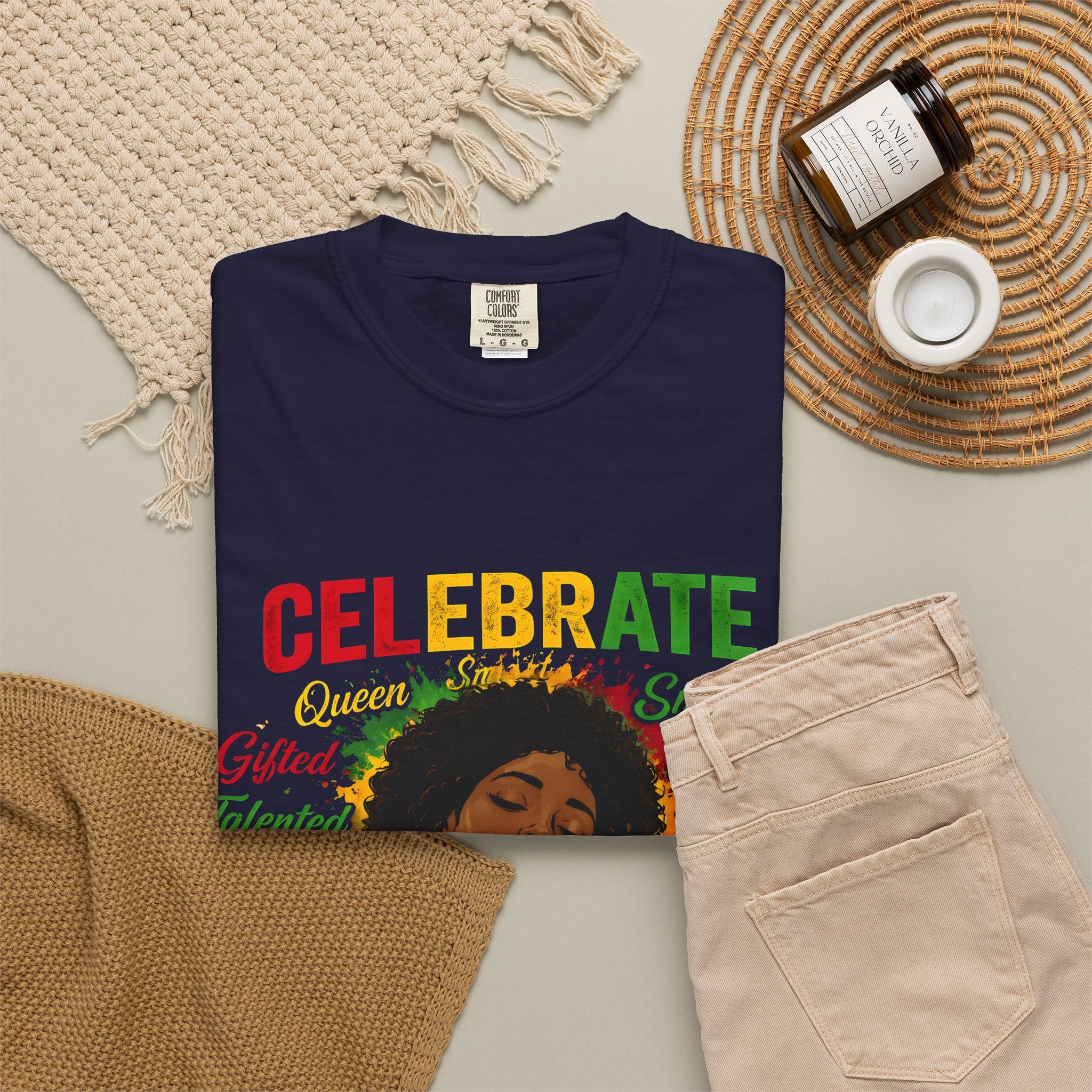 Juneteenth Celebration T-Shirt — Celebrate Juneteenth with Afrocentric Art & Empowering Words