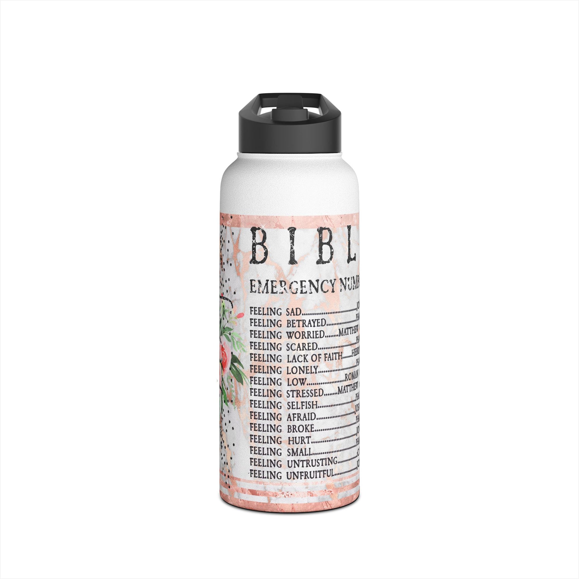Bible Emergency Water Bottle