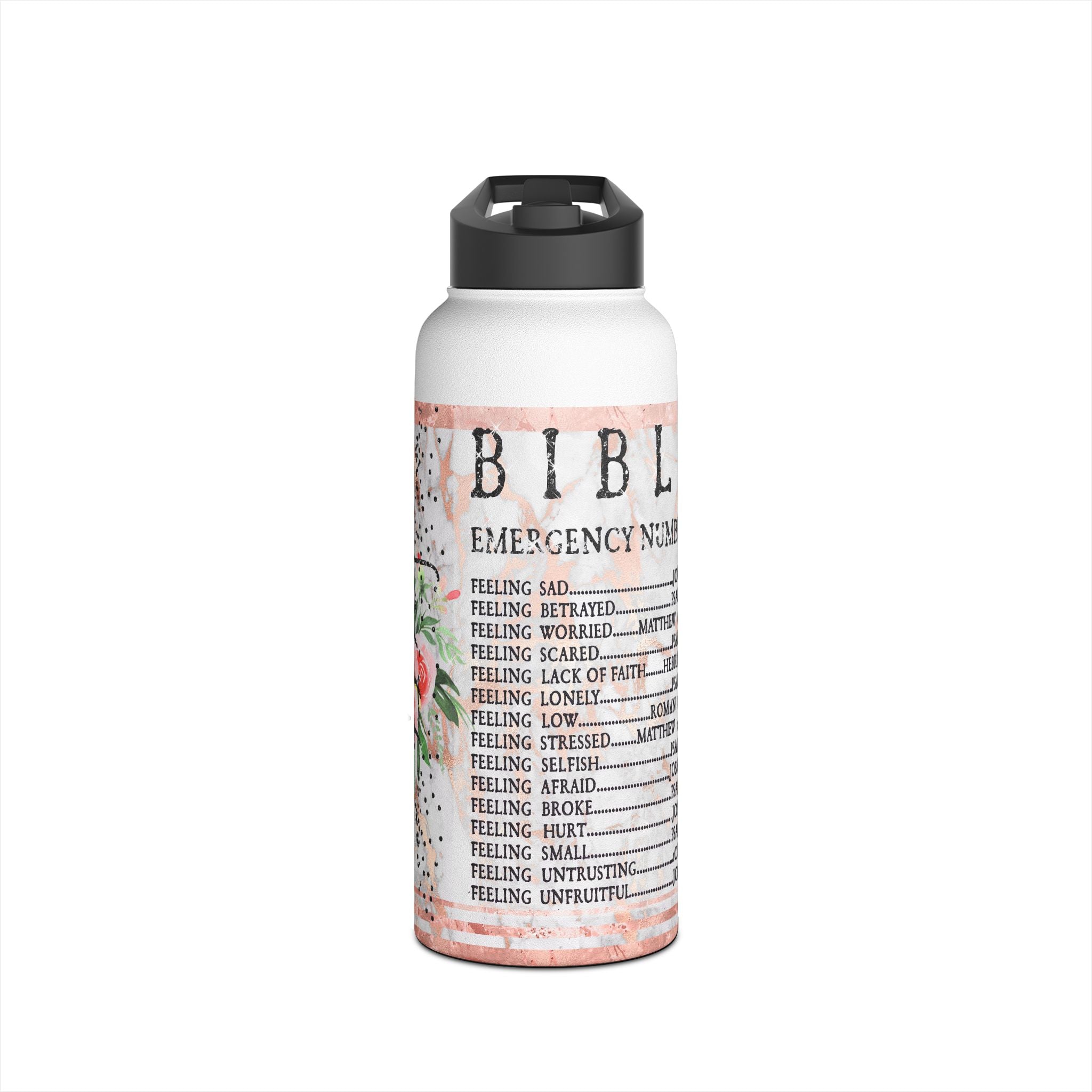 Bible Emergency Water Bottle