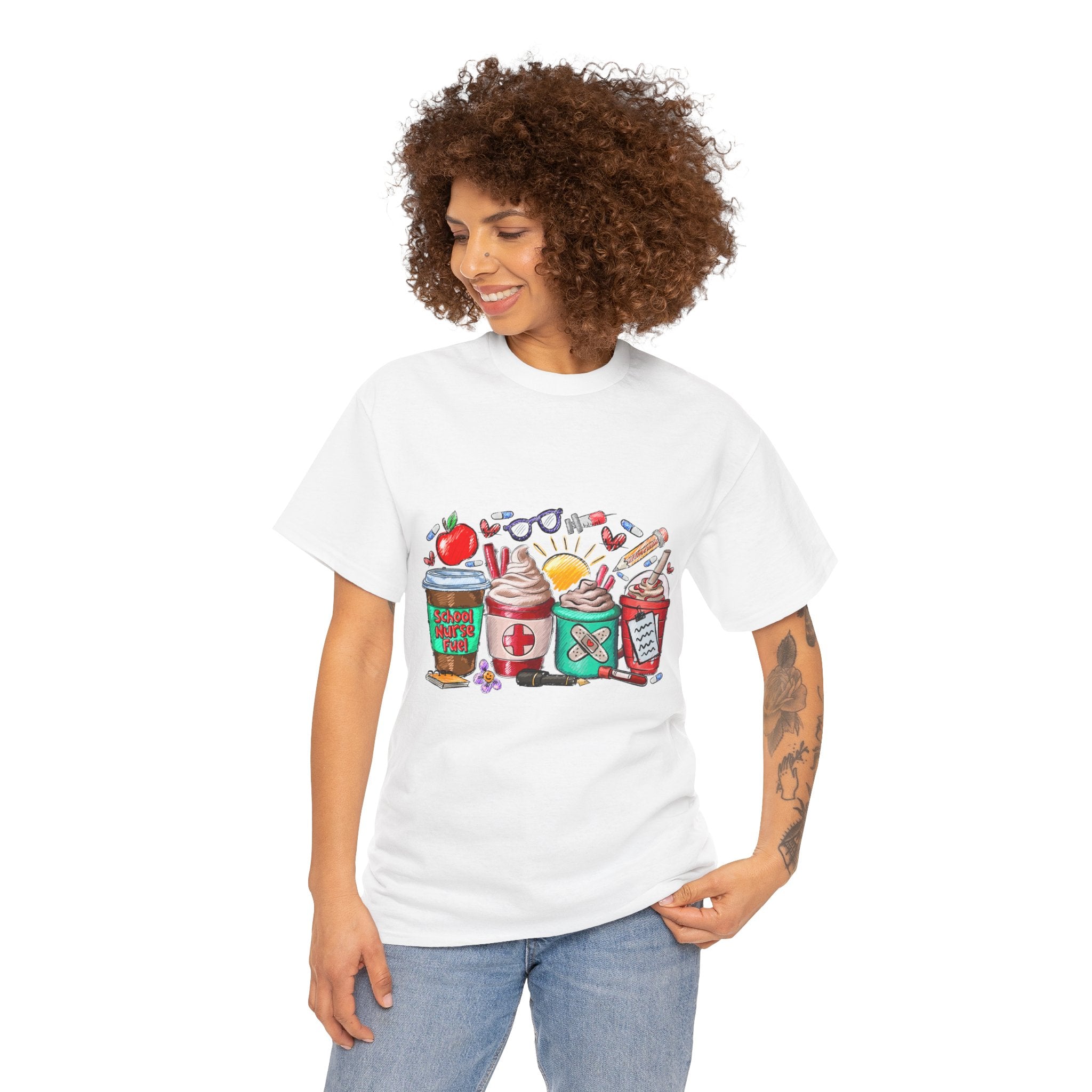 School Nurse Fuel Tee
