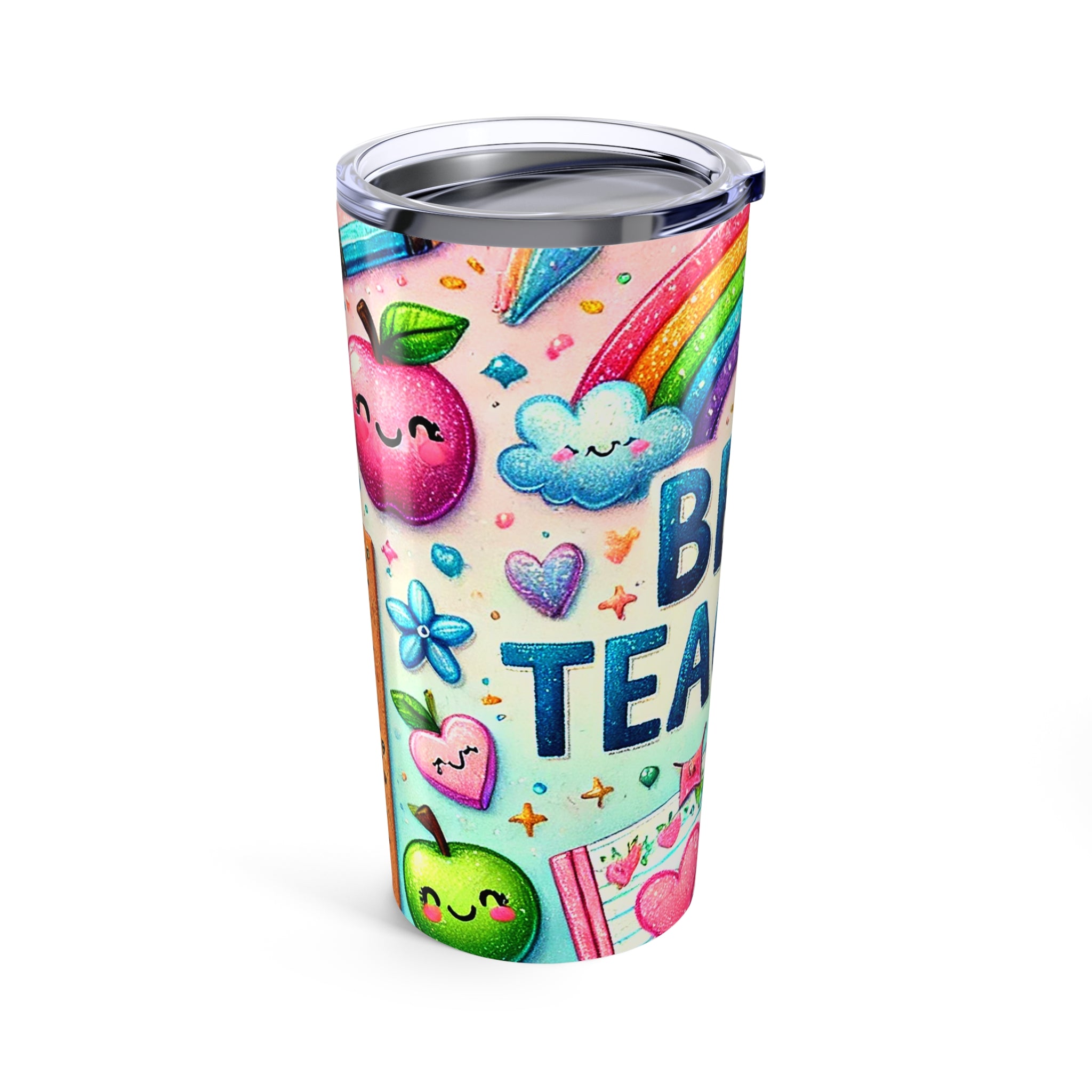 Rainbow Teacher Tumbler