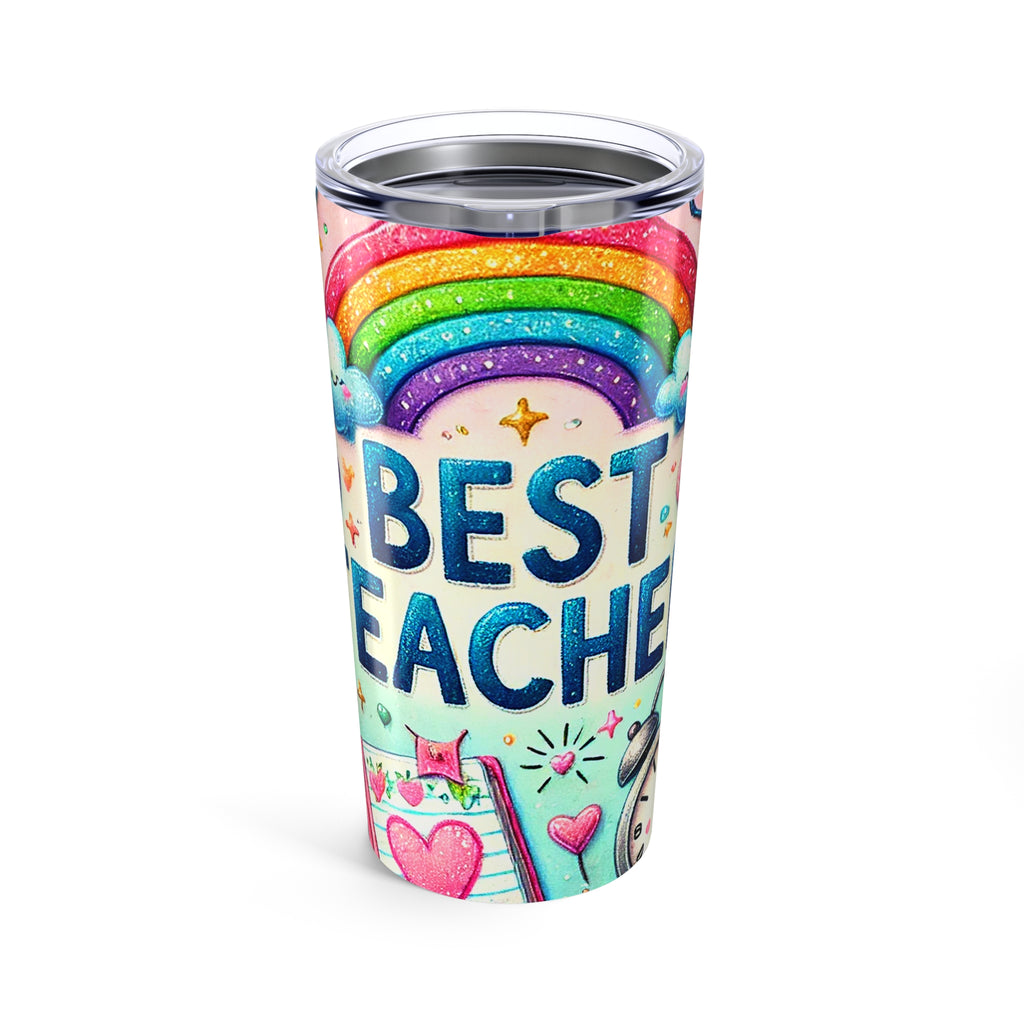 Rainbow Teacher Tumbler
