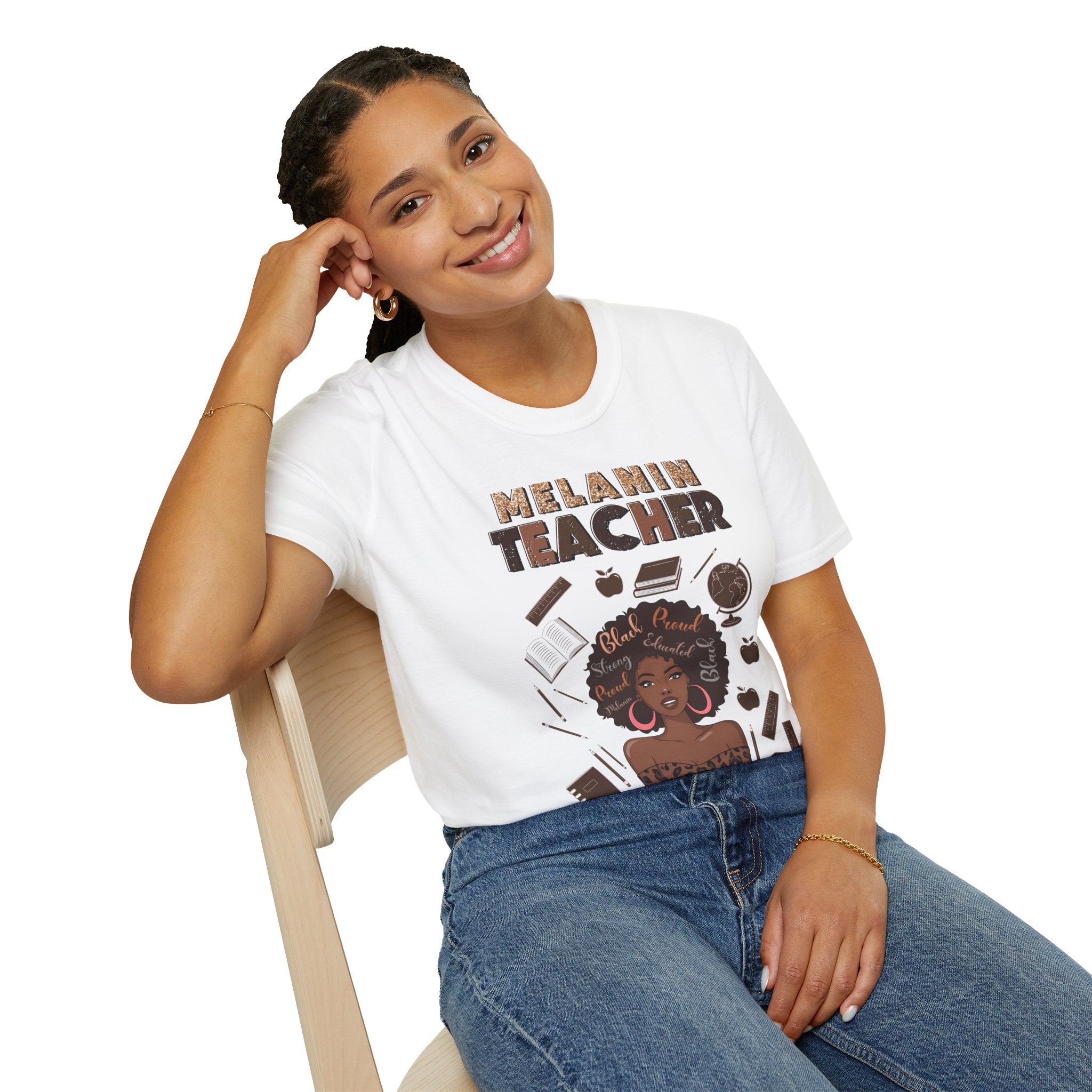 Melanin Teacher Tee