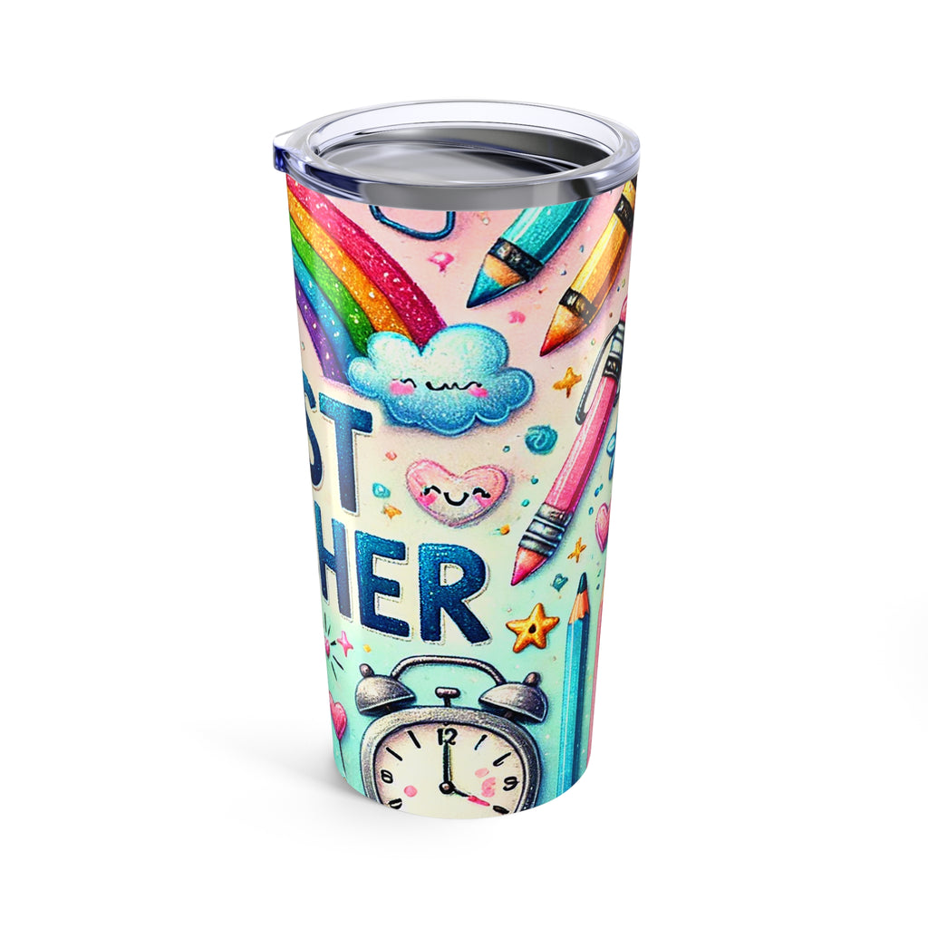 Rainbow Teacher Tumbler