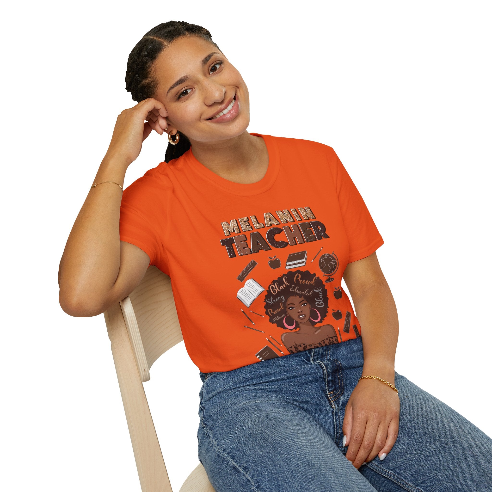Melanin Teacher Tee