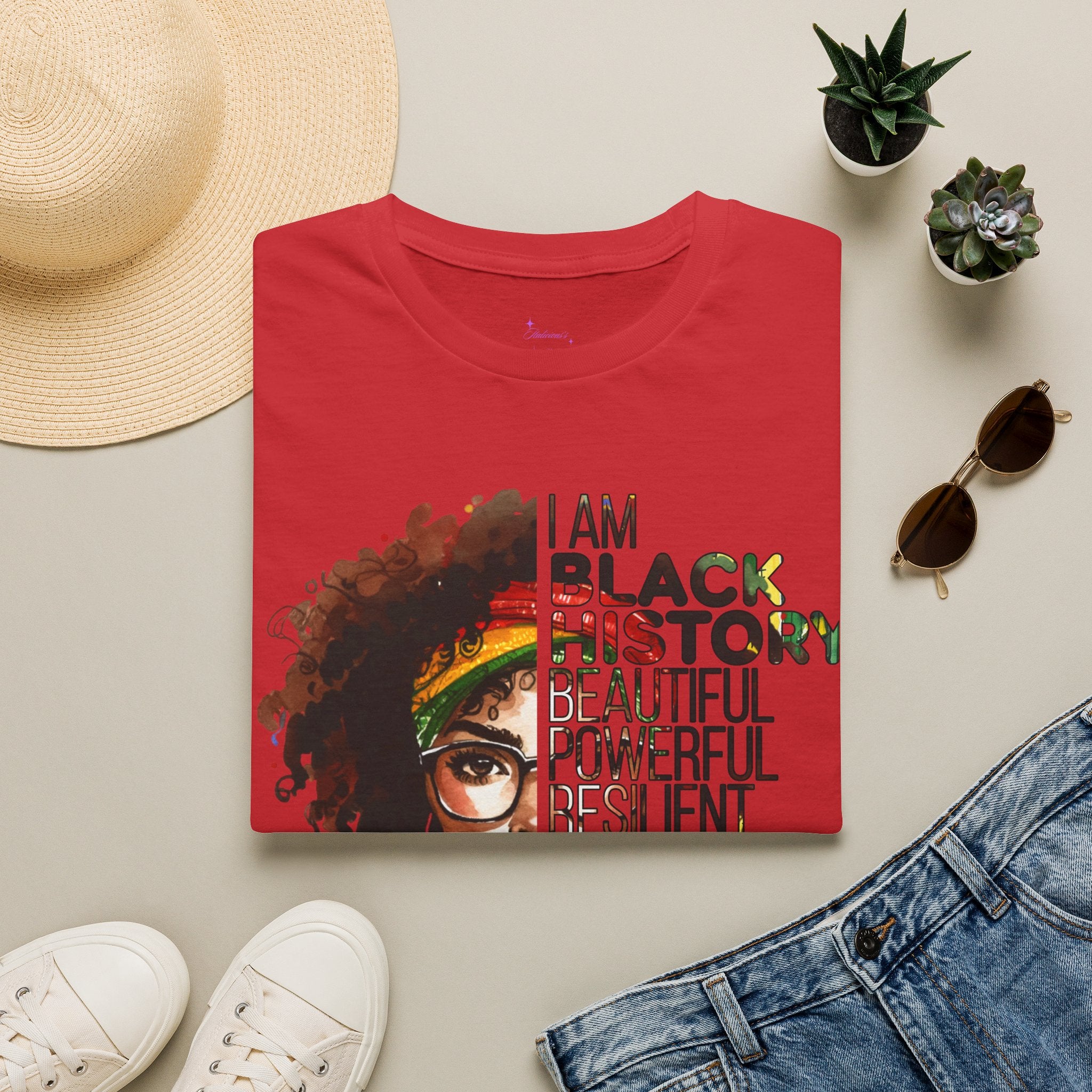 “I Am Black History: Beautiful, Powerful, Resilient” Tee