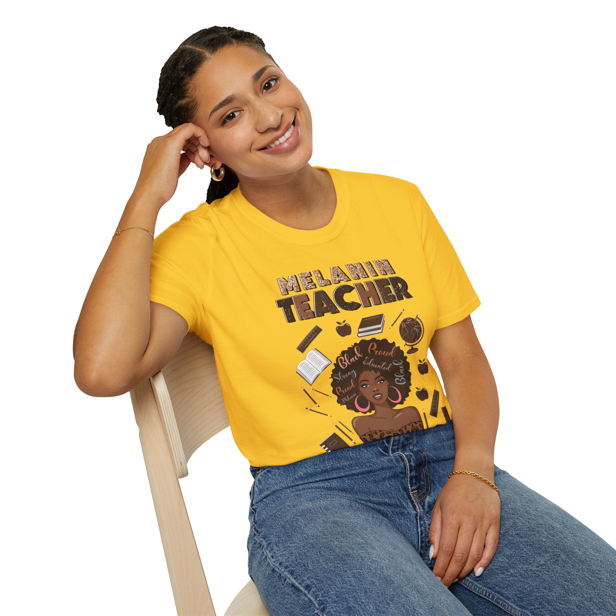 Melanin Teacher Tee