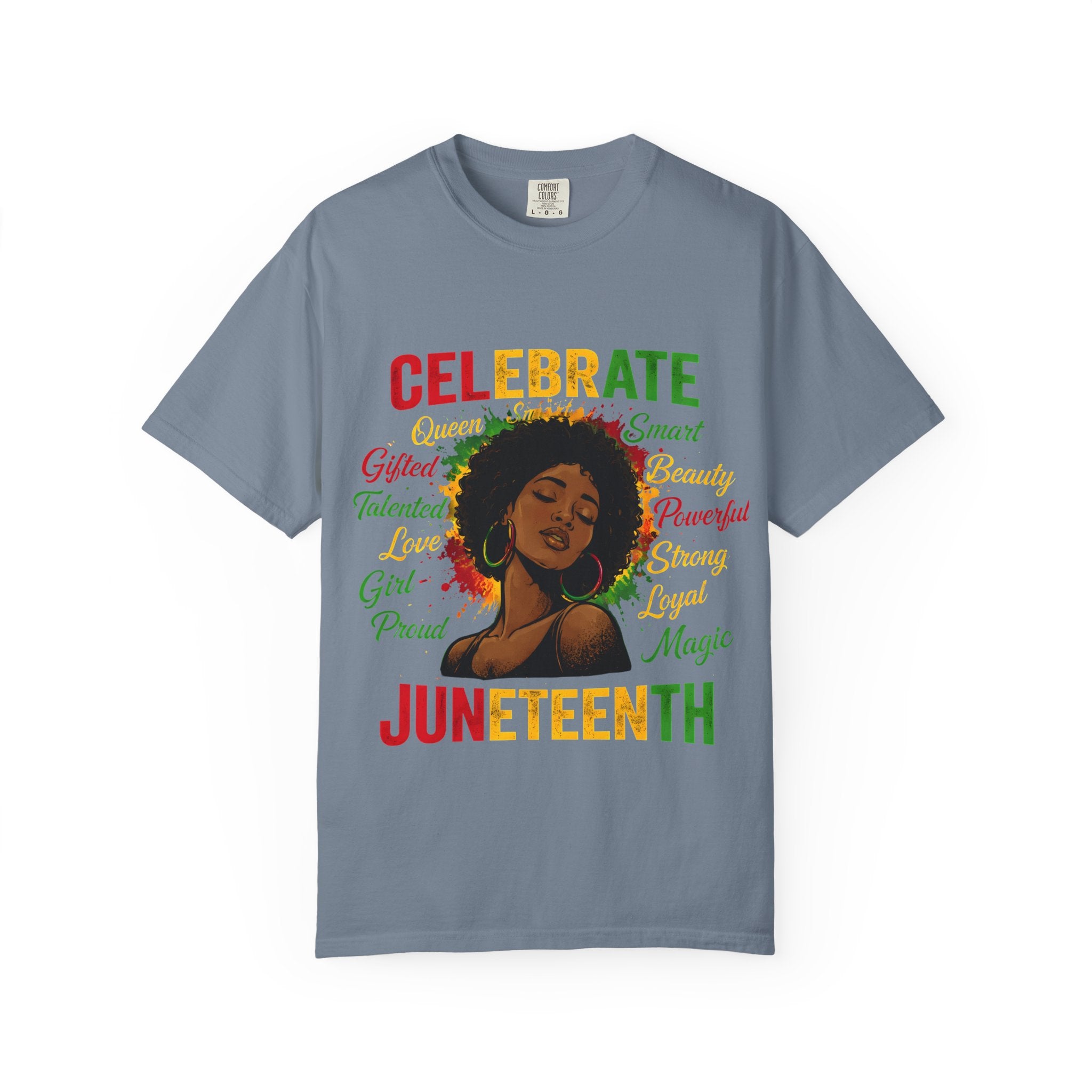 Juneteenth Celebration T-Shirt — Celebrate Juneteenth with Afrocentric Art & Empowering Words
