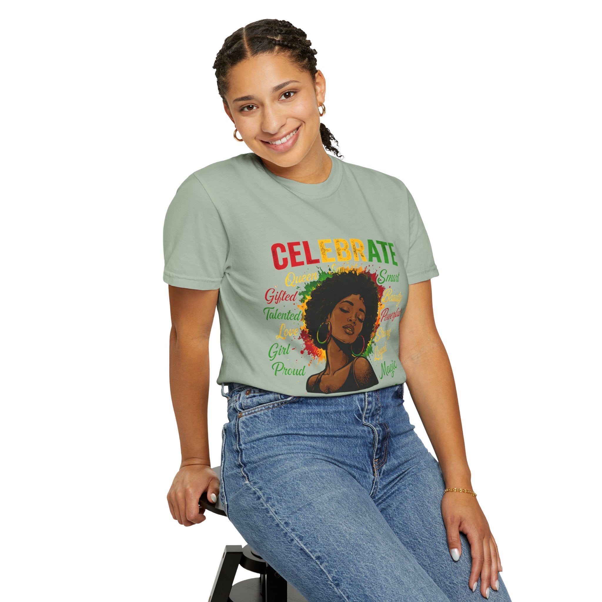 Juneteenth Celebration T-Shirt — Celebrate Juneteenth with Afrocentric Art & Empowering Words
