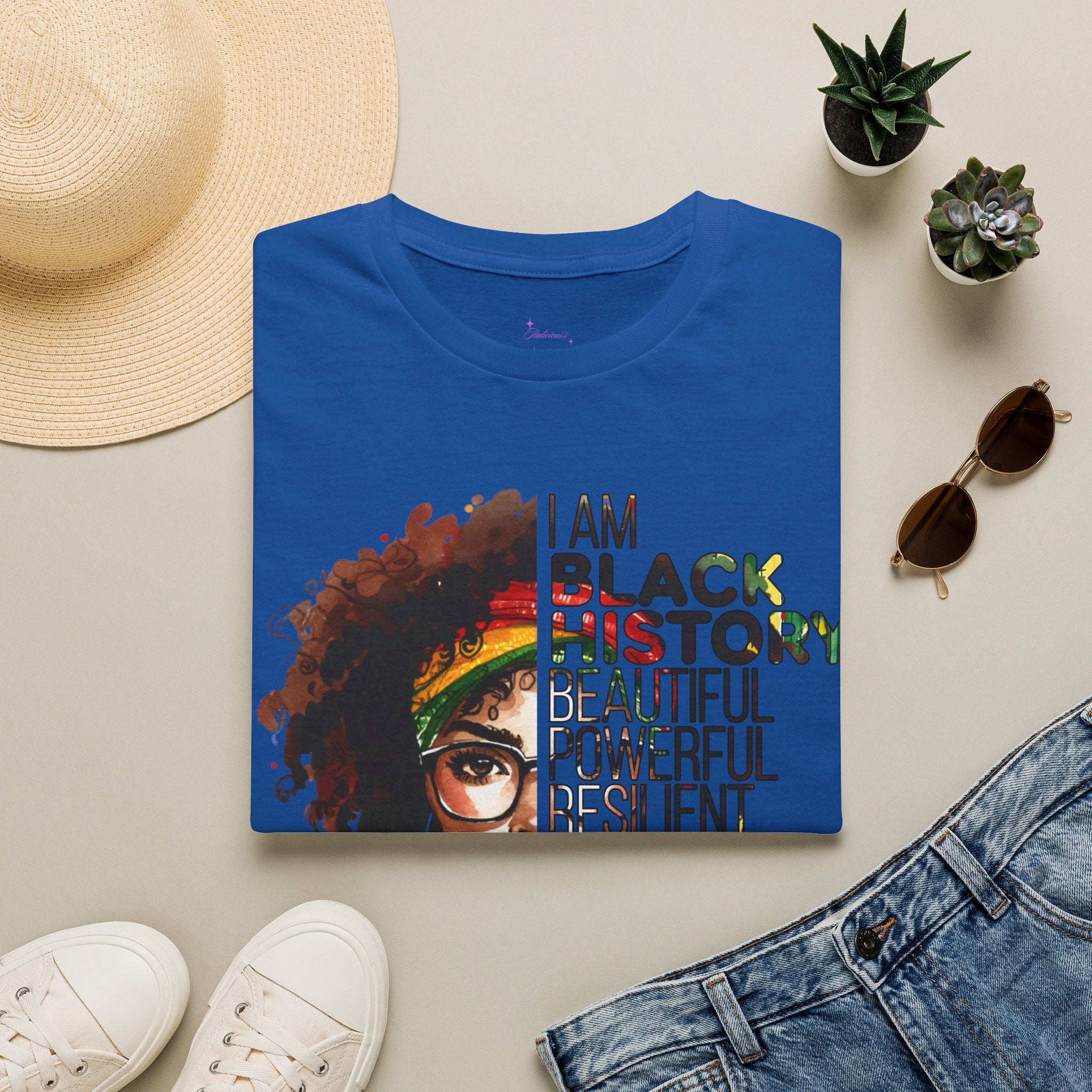 “I Am Black History: Beautiful, Powerful, Resilient” Tee