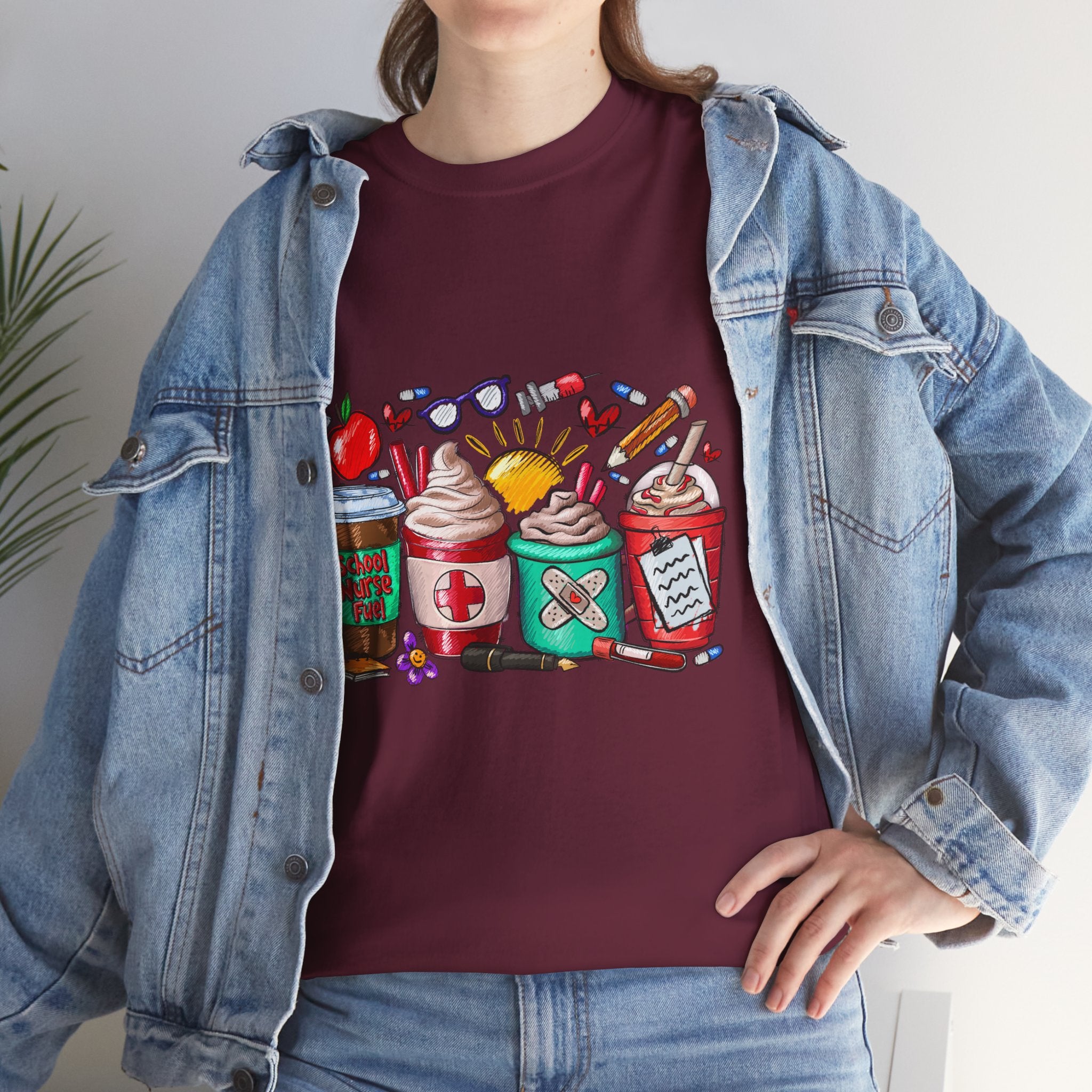 School Nurse Fuel Tee