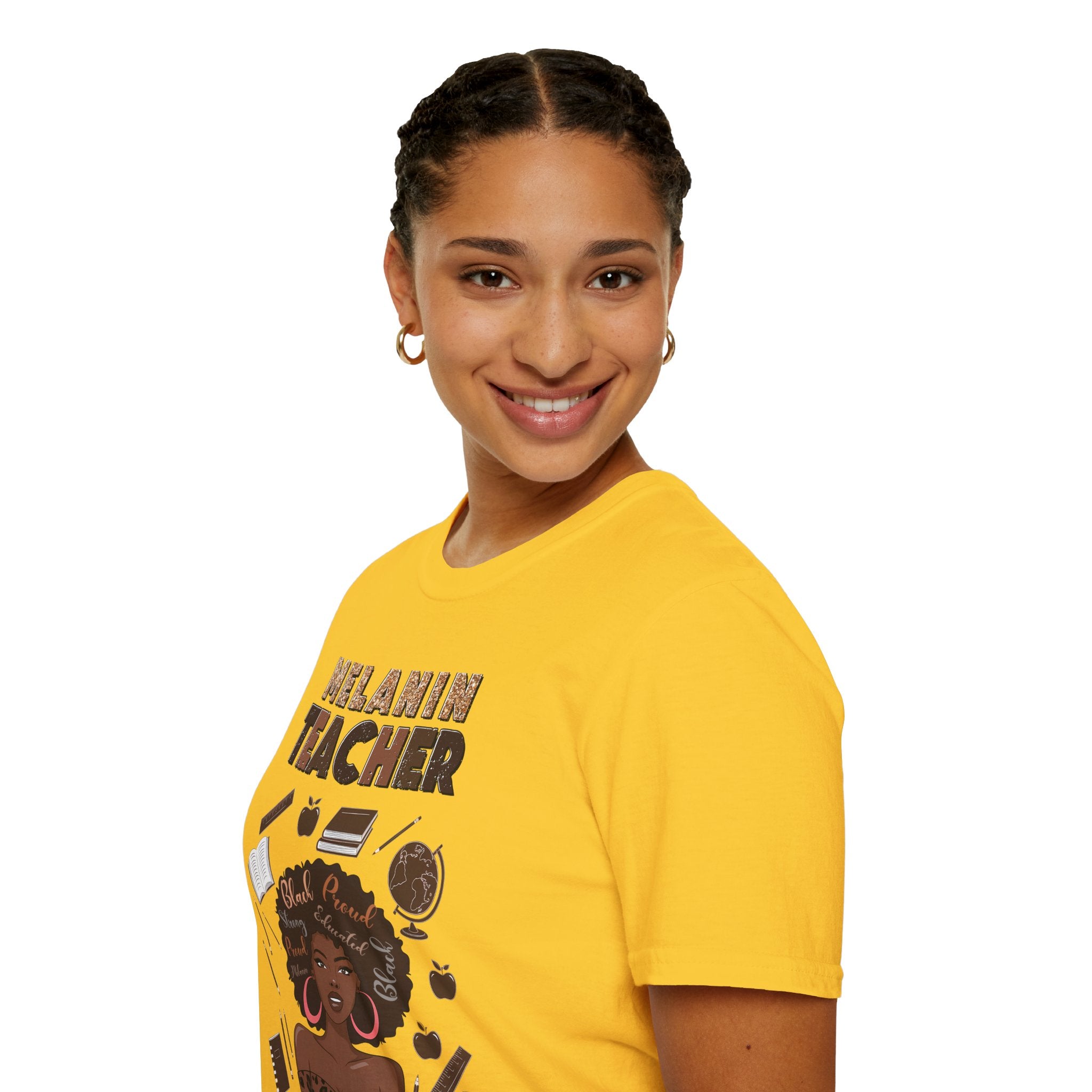 Melanin Teacher Tee
