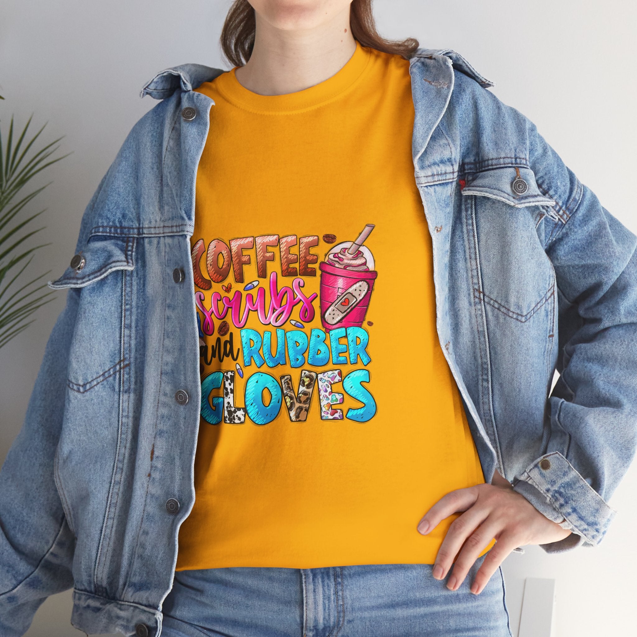 Coffee, Scrubs, and Rubber Gloves Tee
