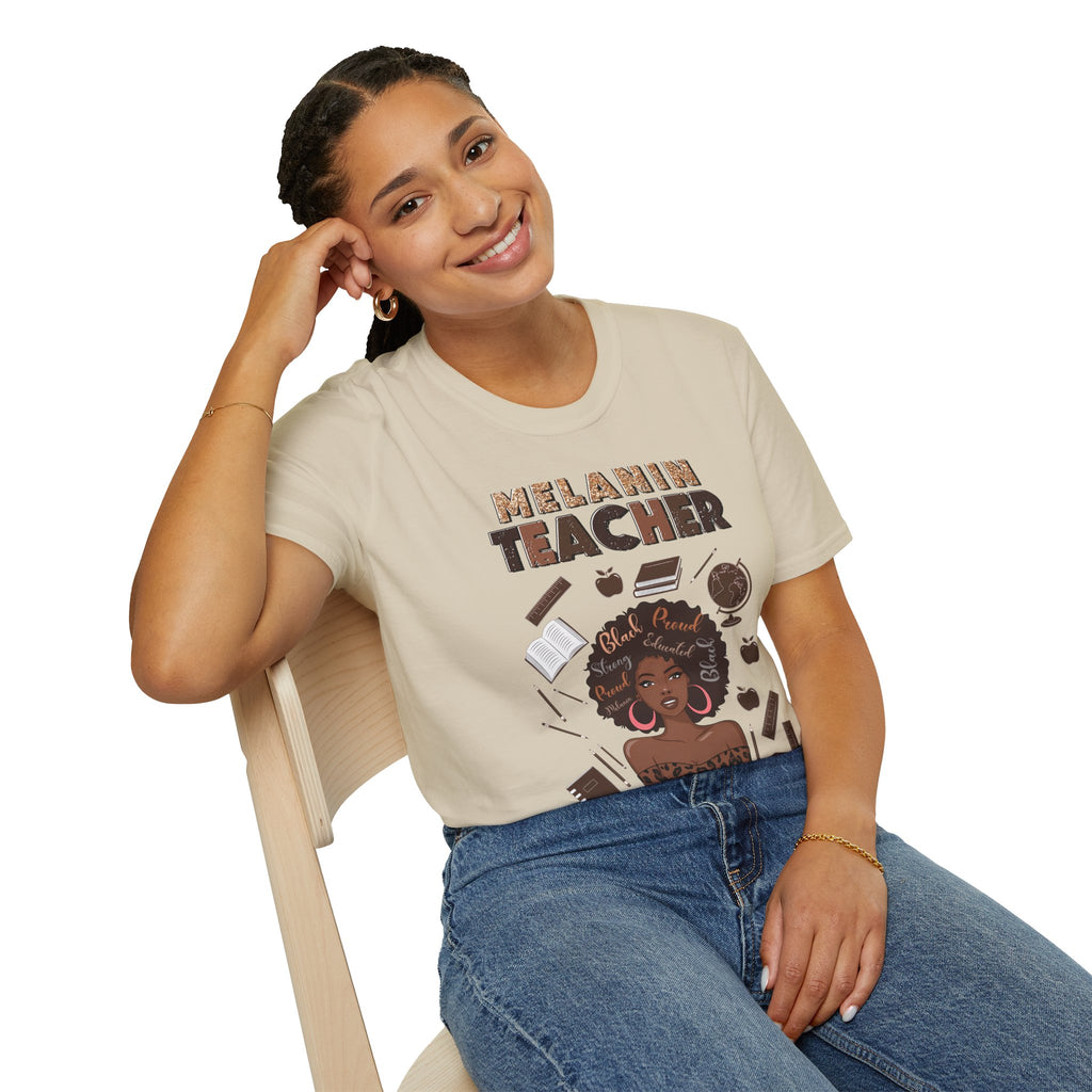 Melanin Teacher Tee