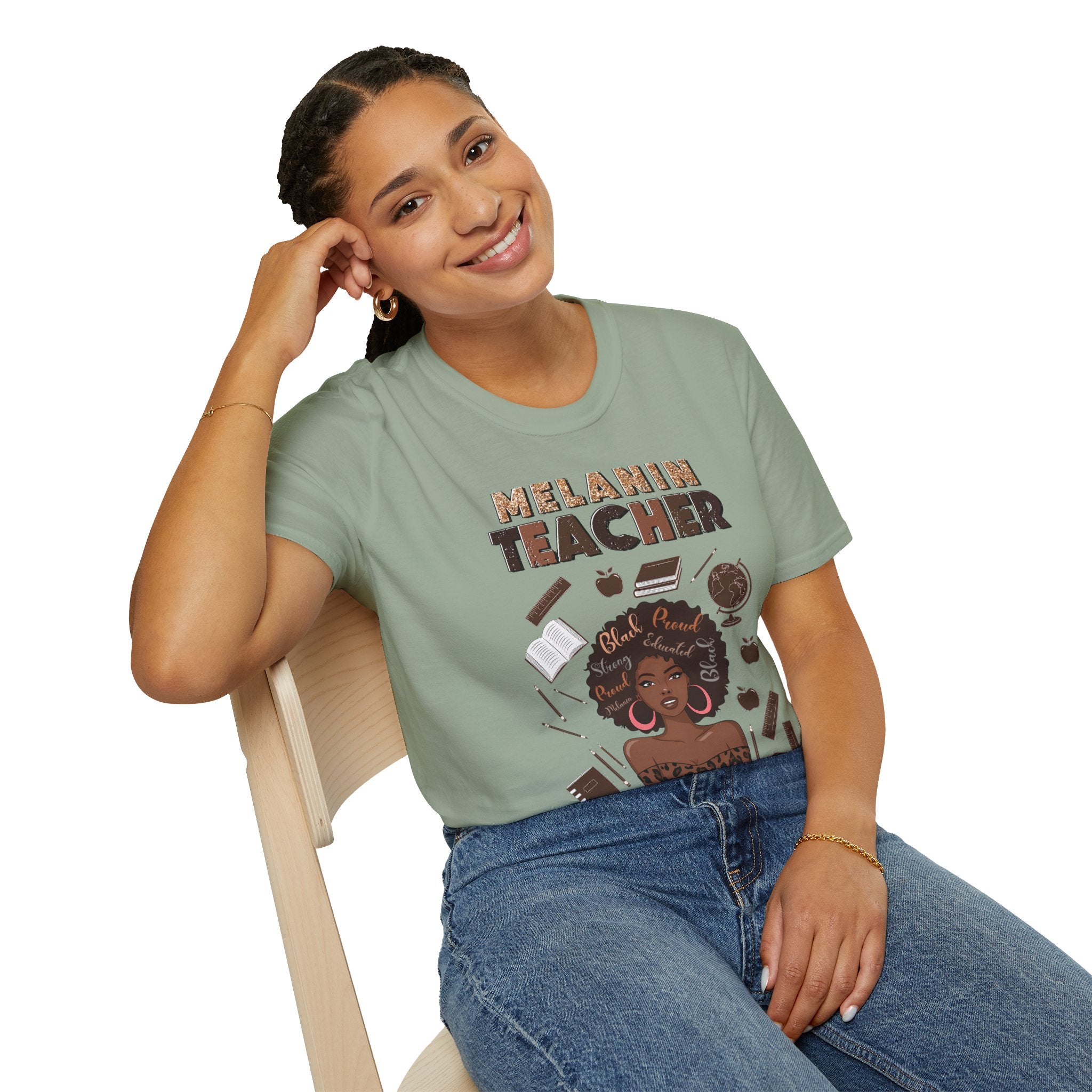 Melanin Teacher Tee
