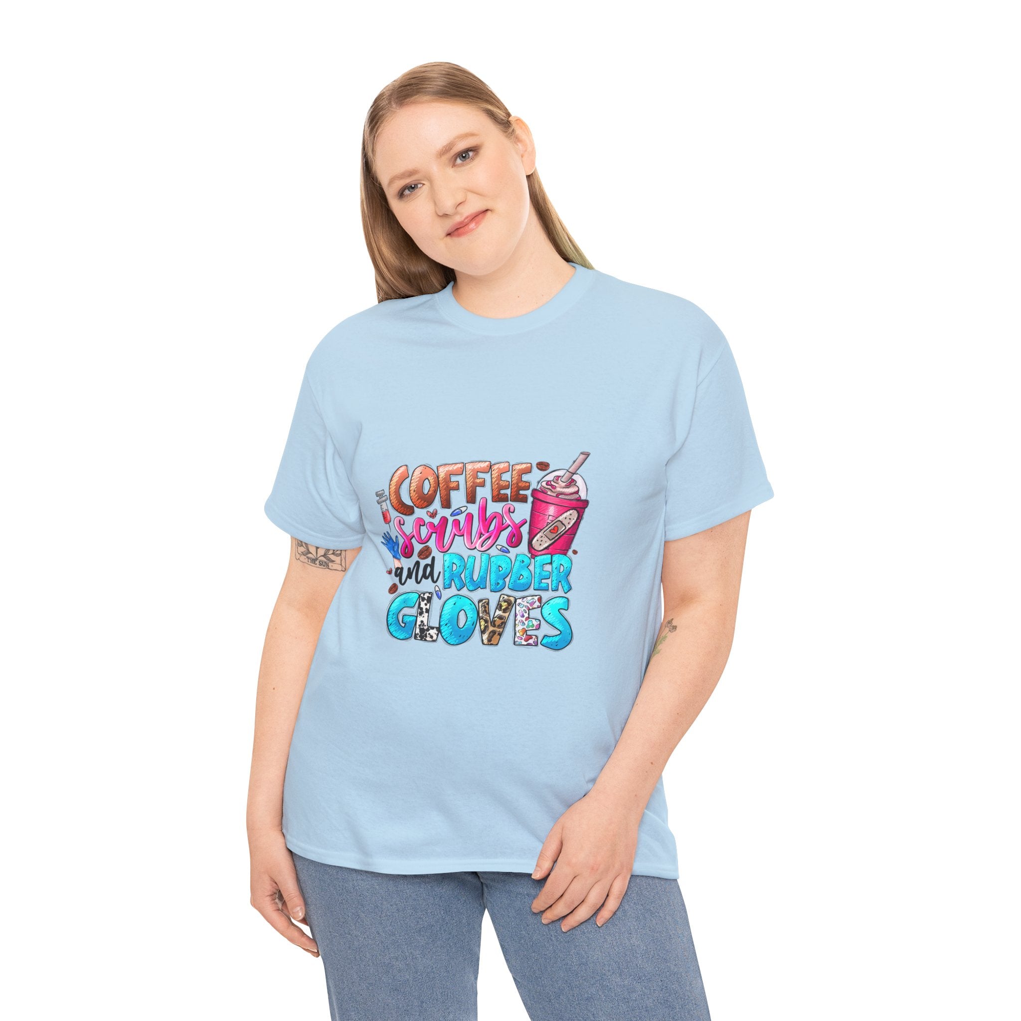 Coffee, Scrubs, and Rubber Gloves Tee