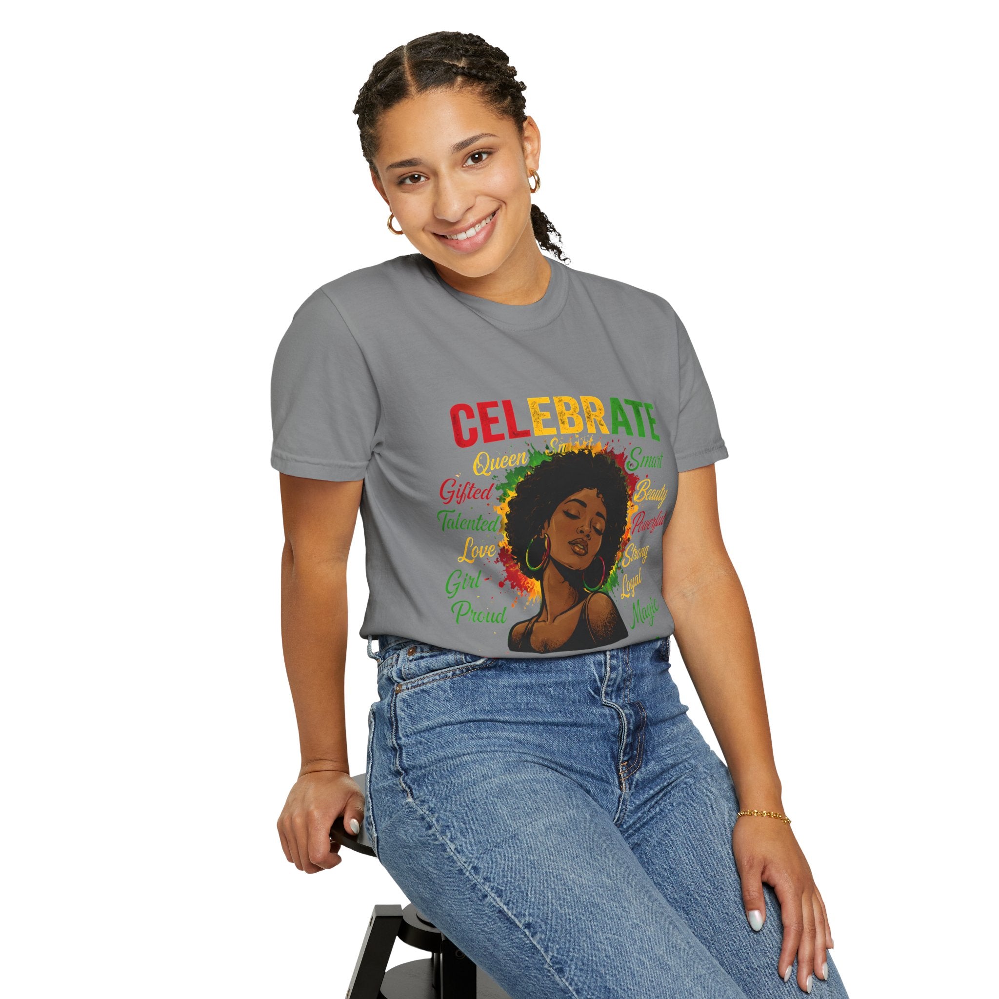 Juneteenth Celebration T-Shirt — Celebrate Juneteenth with Afrocentric Art & Empowering Words