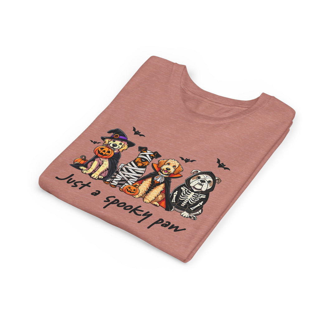 Spooky Paw Halloween Youth Tee