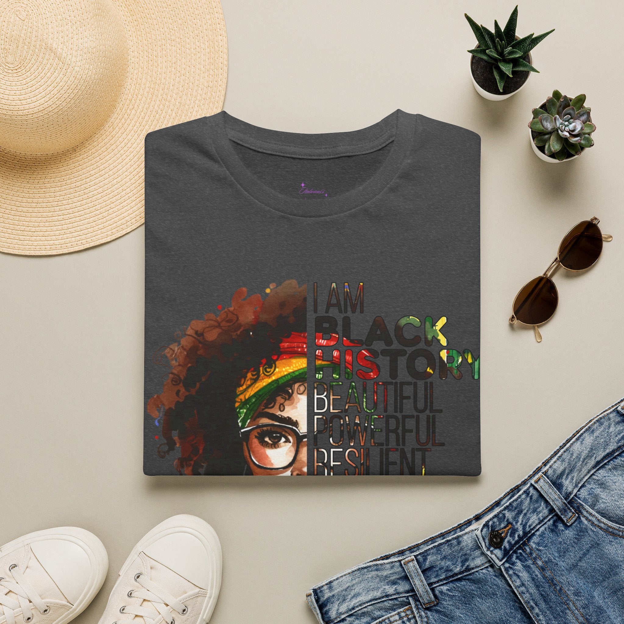 “I Am Black History: Beautiful, Powerful, Resilient” Tee