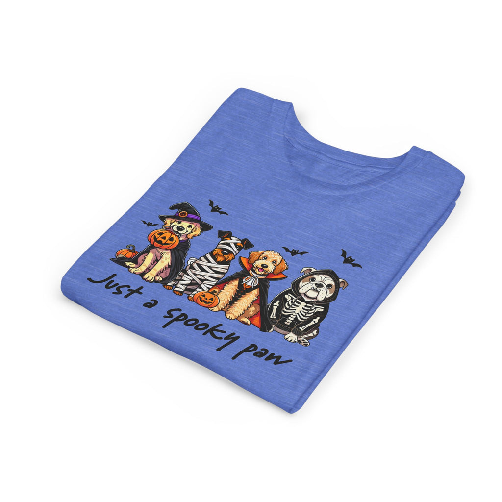 Spooky Paw Halloween Youth Tee