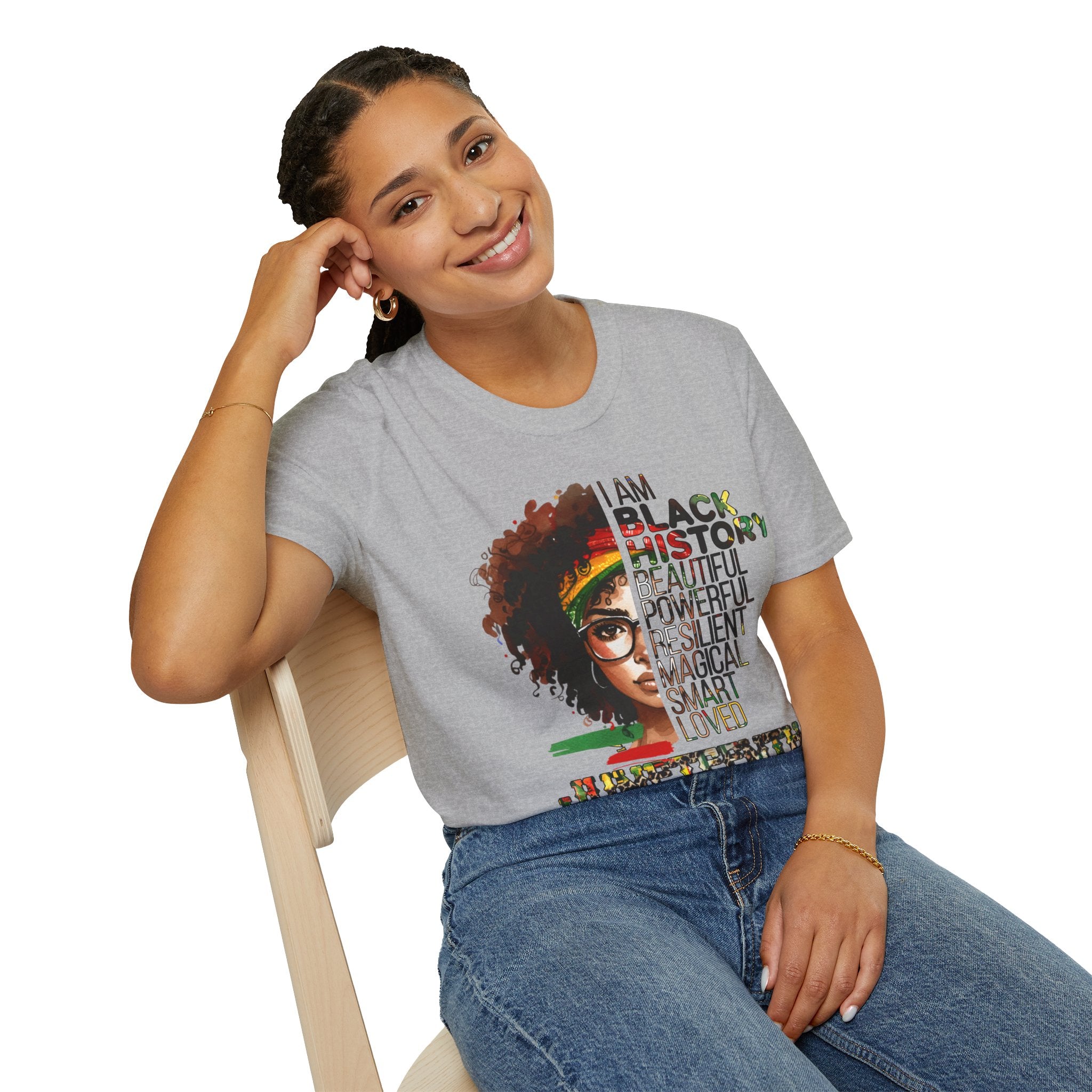 “I Am Black History: Beautiful, Powerful, Resilient” Tee