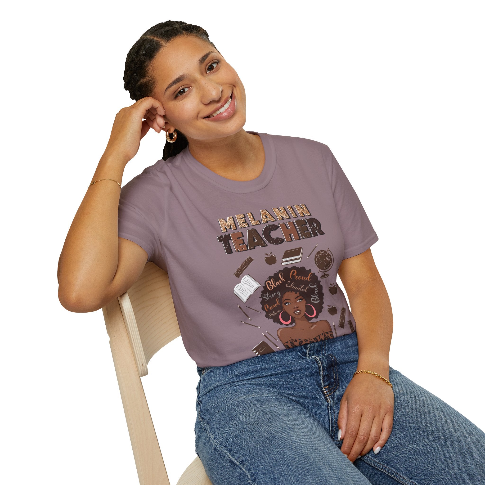 Melanin Teacher Tee