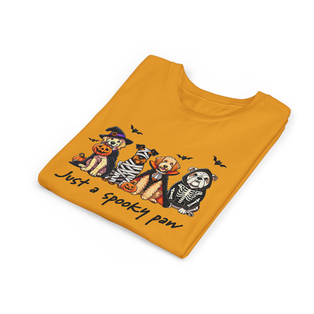 Spooky Paw Halloween Youth Tee