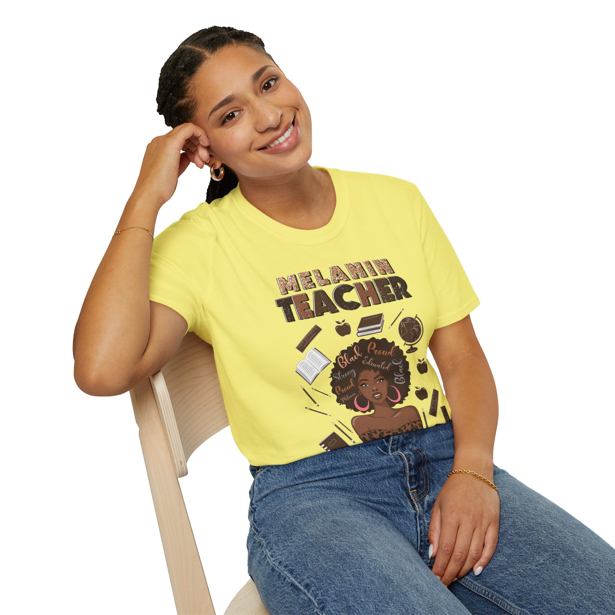 Melanin Teacher Tee
