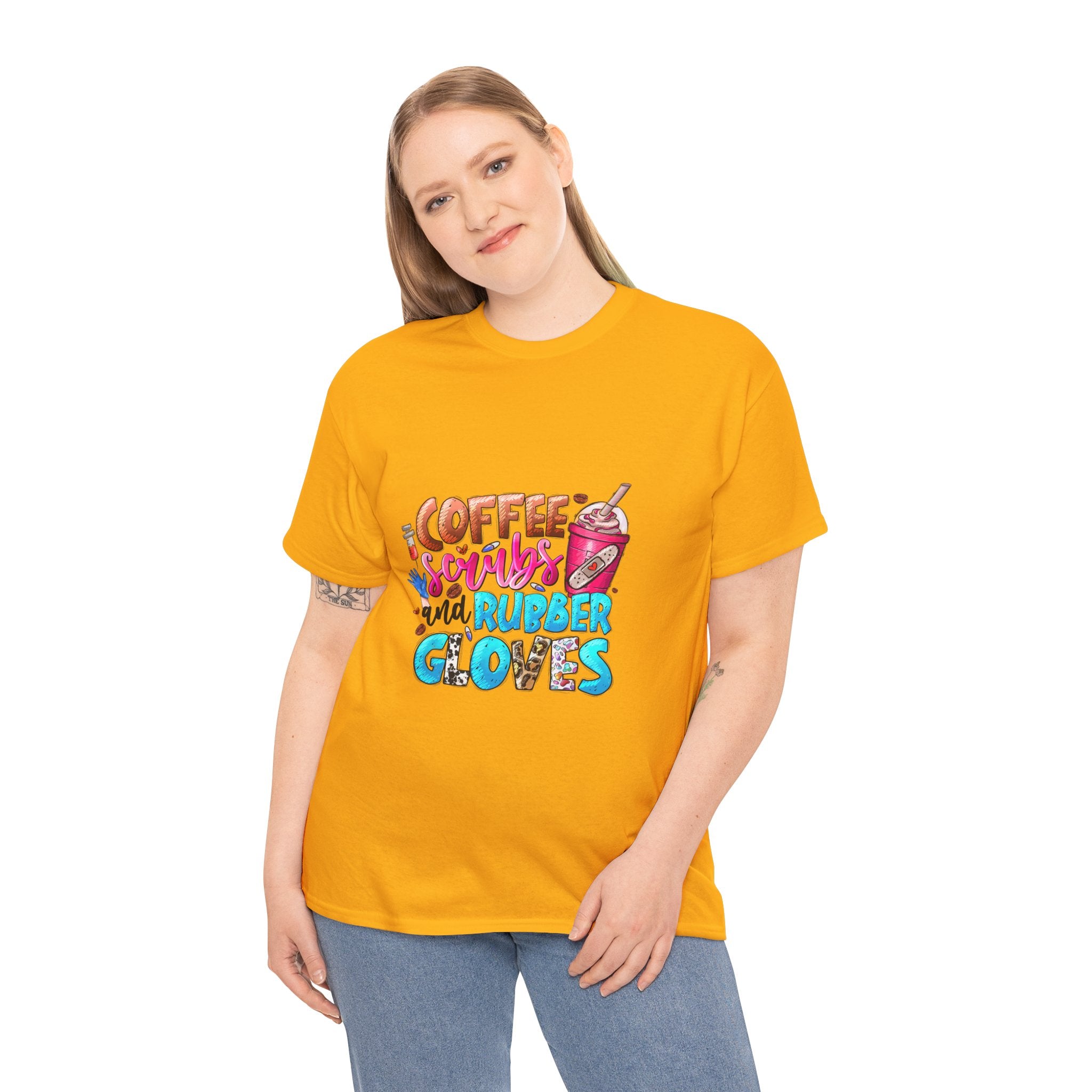 Coffee, Scrubs, and Rubber Gloves Tee