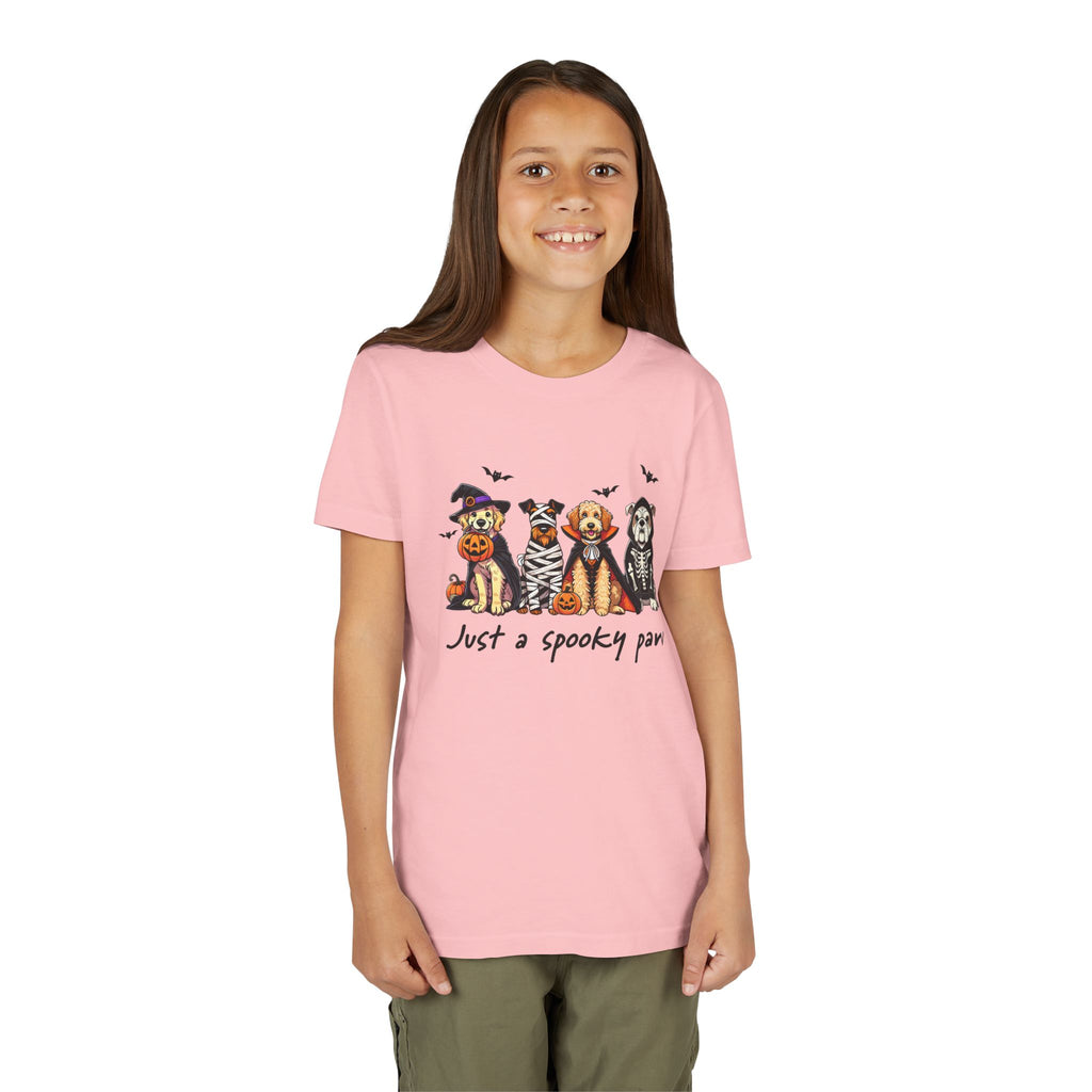 Spooky Paw Halloween Youth Tee