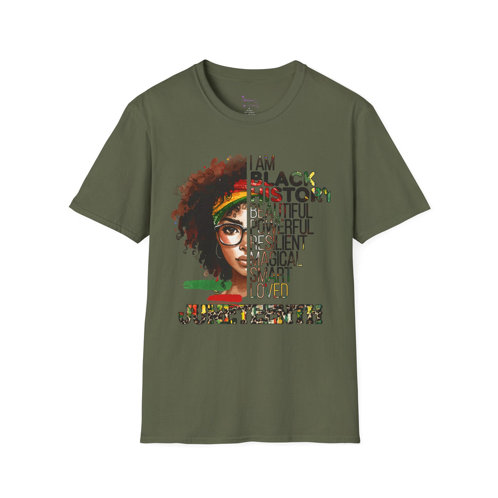 “I Am Black History: Beautiful, Powerful, Resilient” Tee