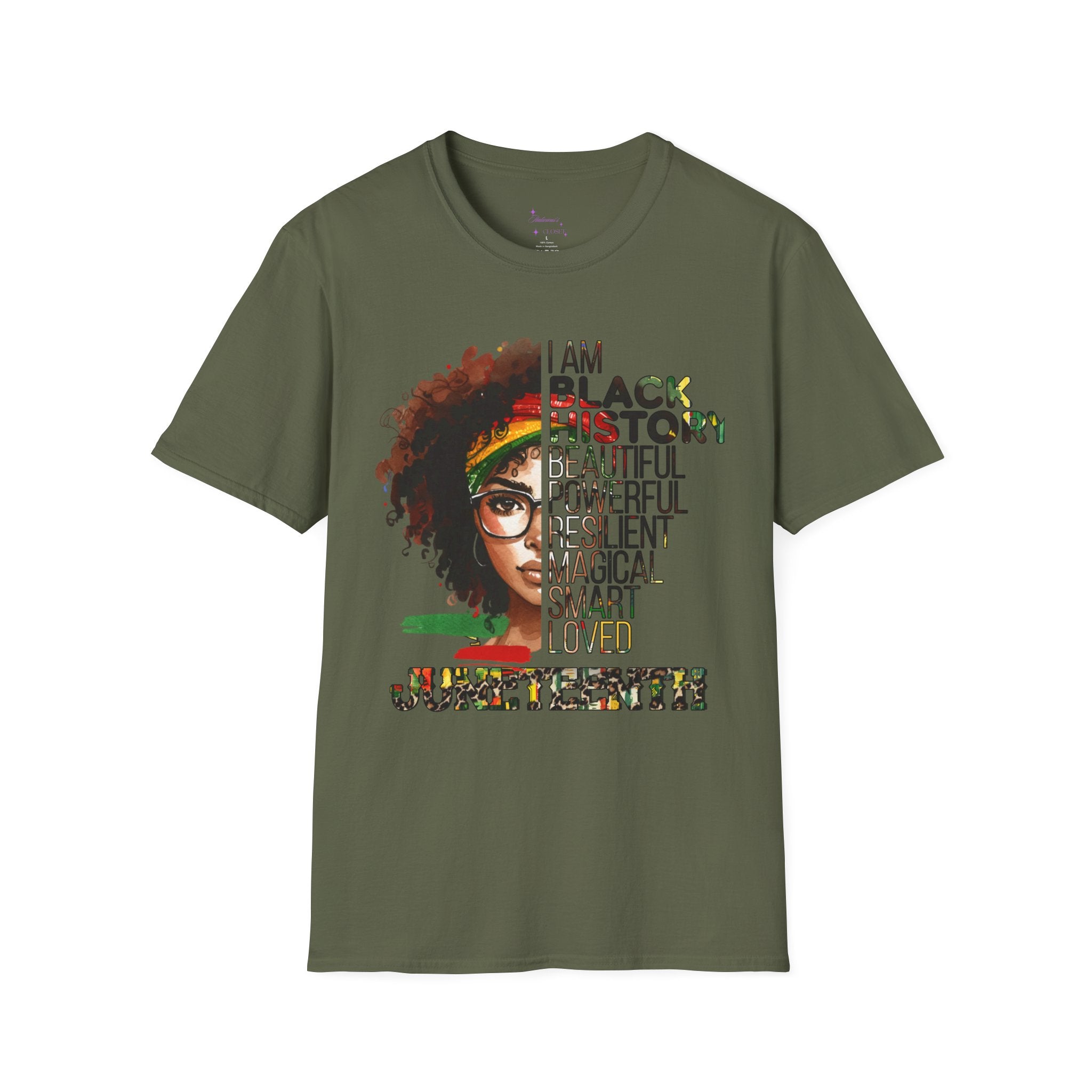 “I Am Black History: Beautiful, Powerful, Resilient” Tee