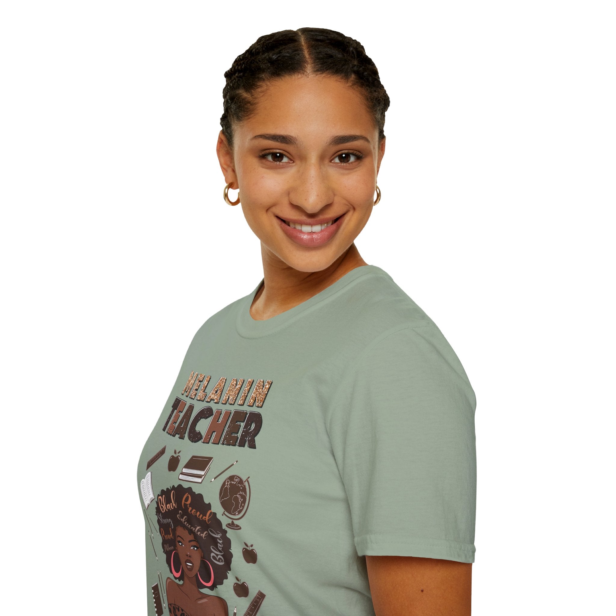 Melanin Teacher Tee