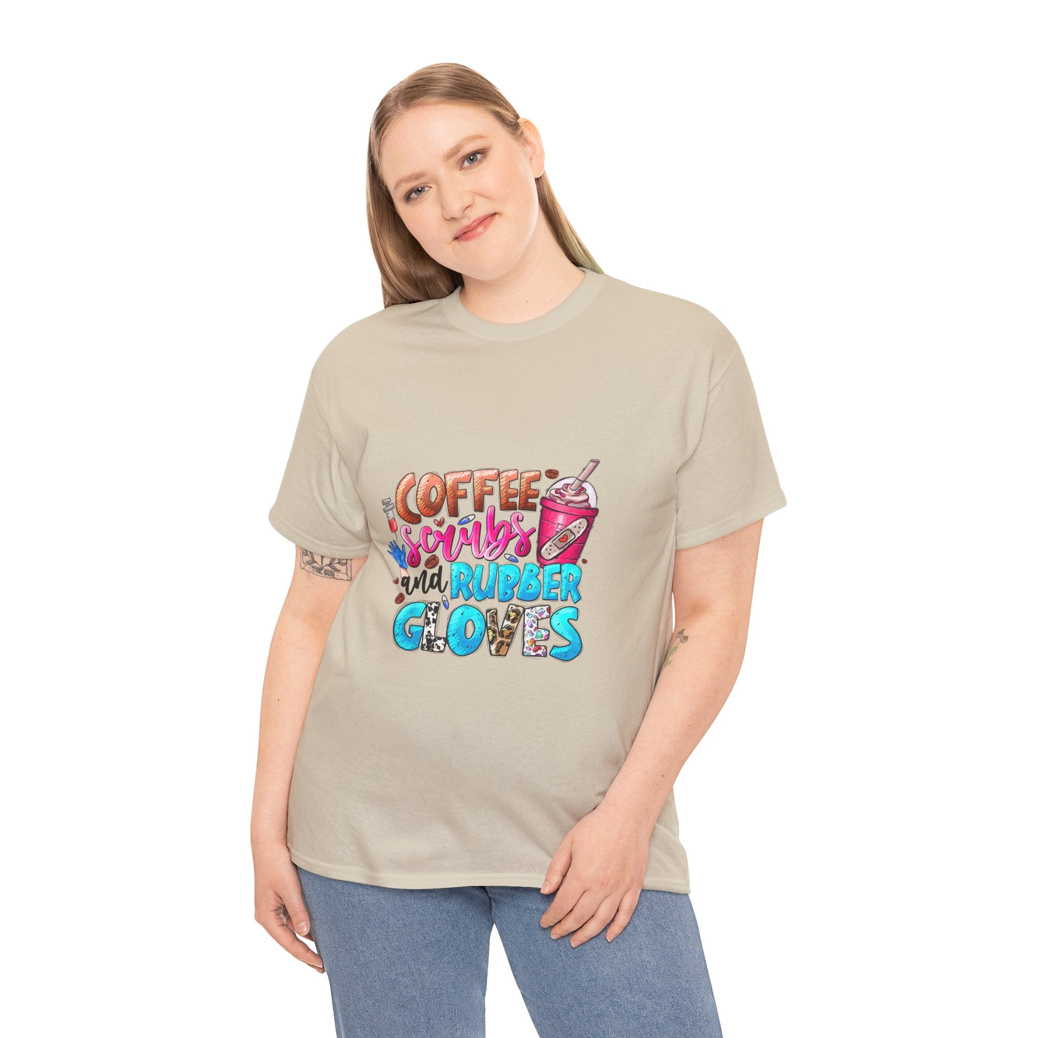 Coffee, Scrubs, and Rubber Gloves Tee