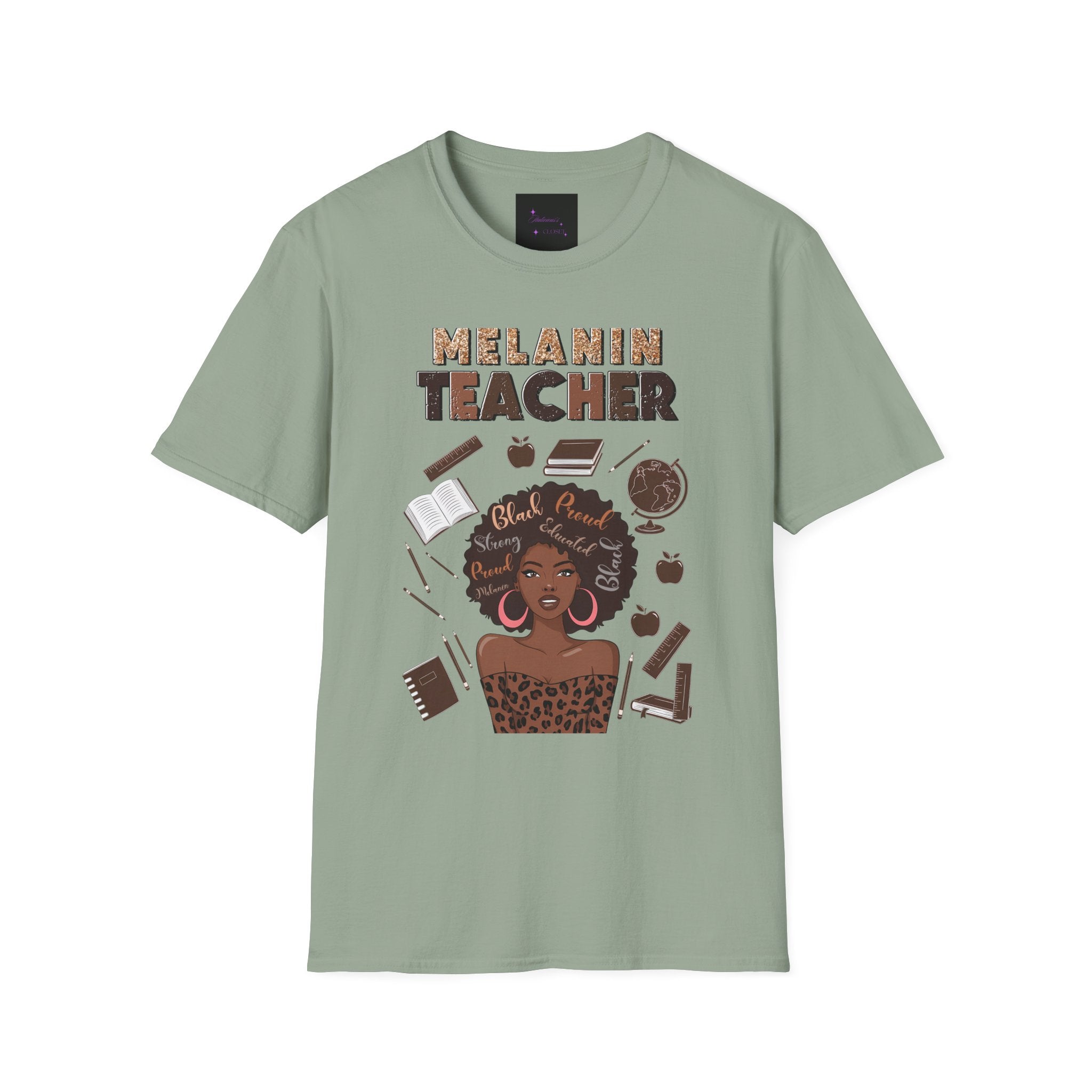 Melanin Teacher Tee