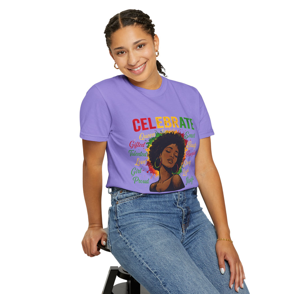 Juneteenth Celebration T-Shirt — Celebrate Juneteenth with Afrocentric Art & Empowering Words