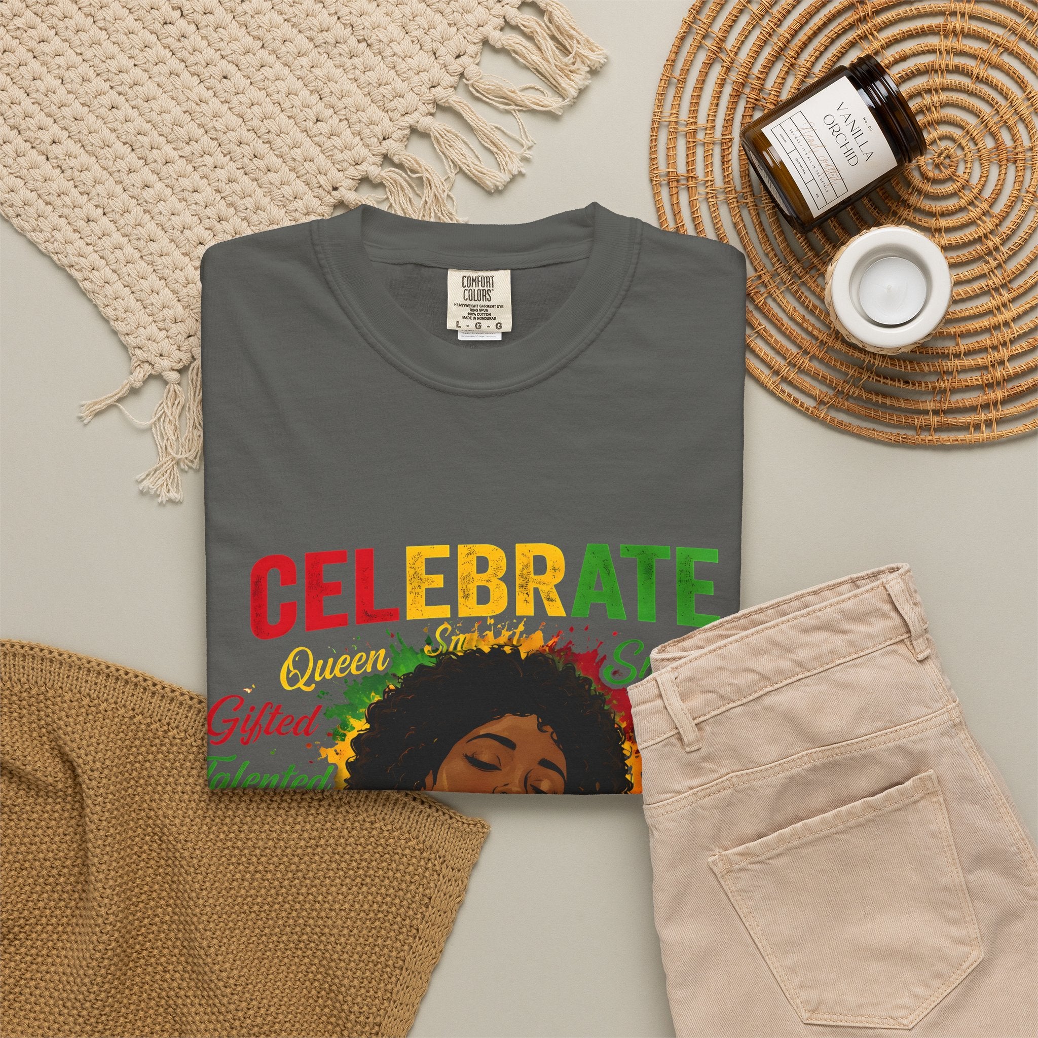 Juneteenth Celebration T-Shirt — Celebrate Juneteenth with Afrocentric Art & Empowering Words