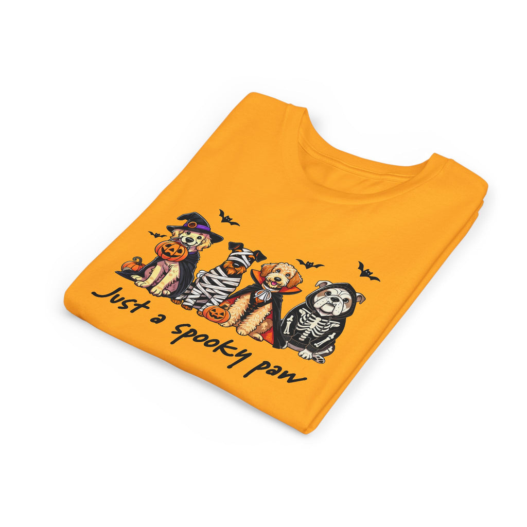 Spooky Paw Halloween Youth Tee