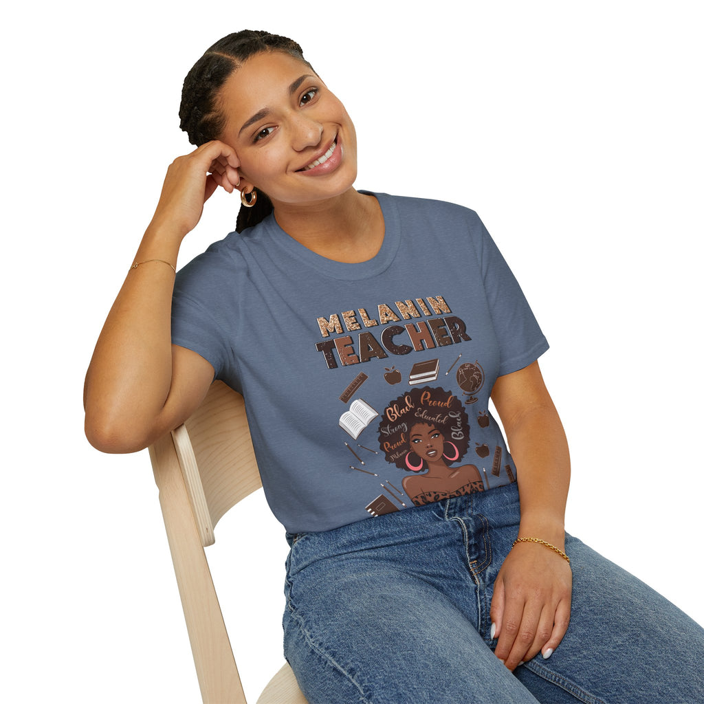 Melanin Teacher Tee